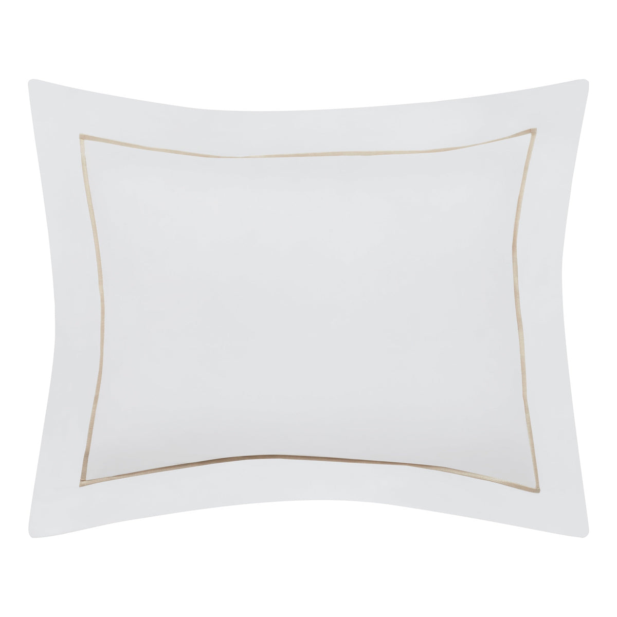 ES-058-2626_2|White pure cotton duvet cover with elegant double hemstitch detail, luxurious and soft for serene bedroom decor.