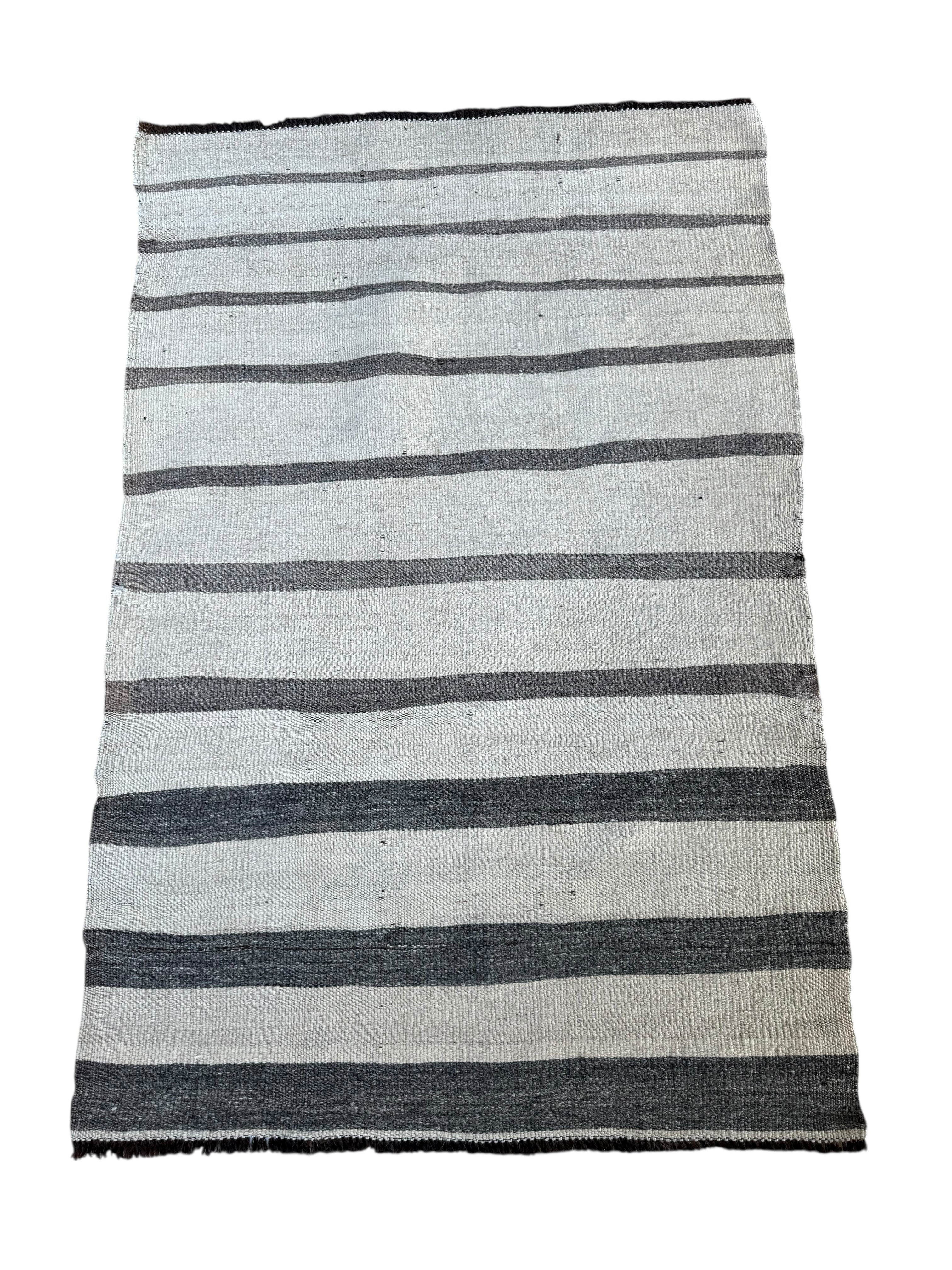 No. 411 Vintage Goat Hair Kilim 32” x 48”