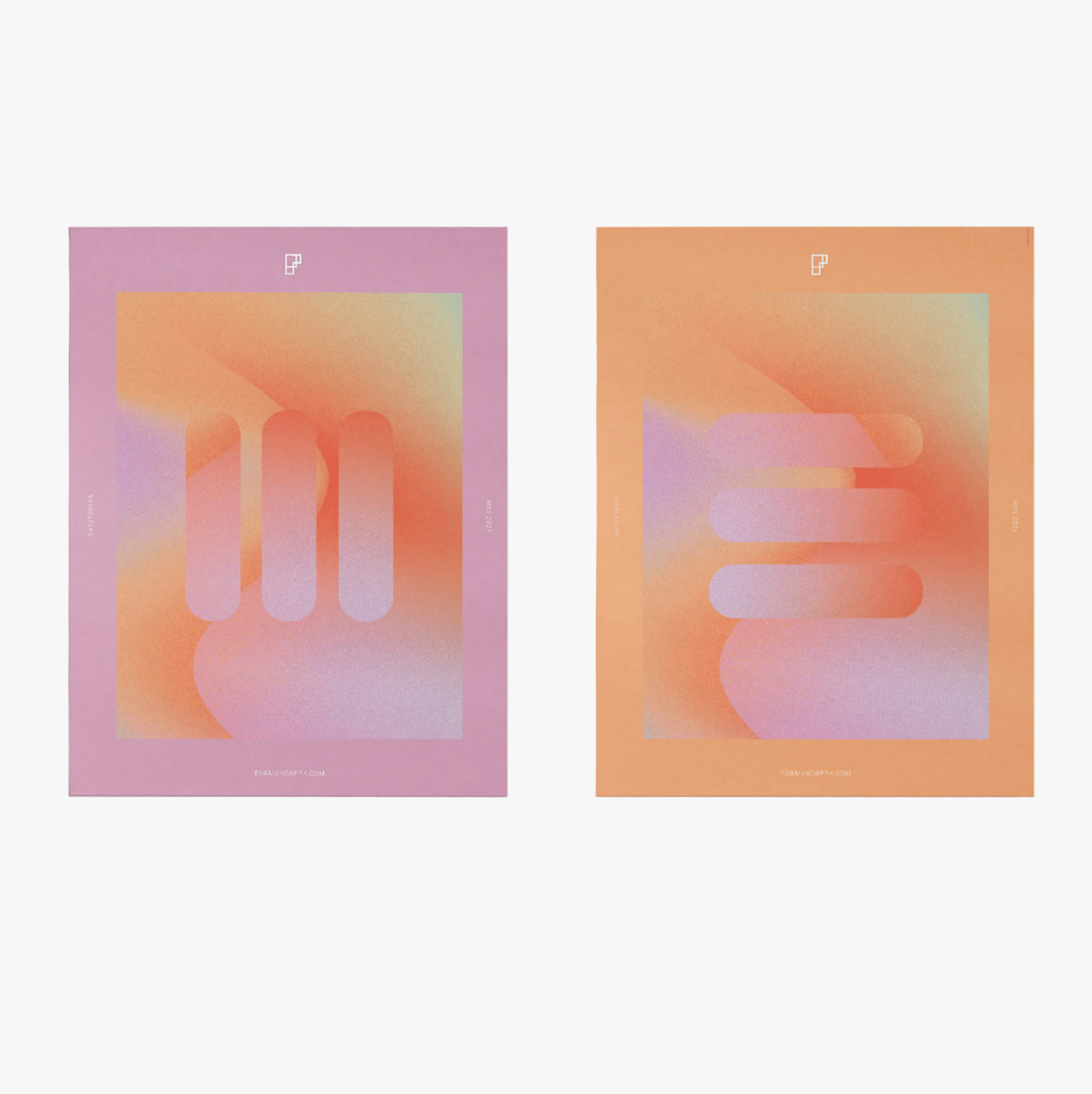 Twins Digital Artwork | Set of 2 - Form&Seek