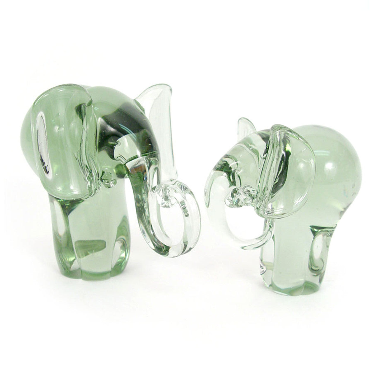 Recycled Glass Elephant