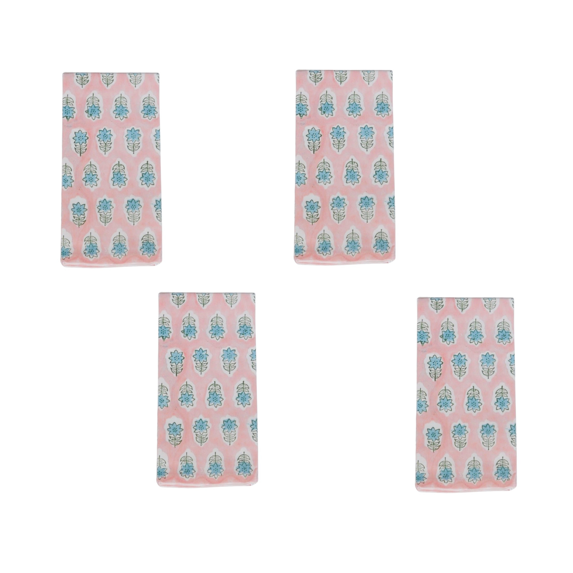 Organic Napkins (set of 4) - Lily - Rose - The Mended Company