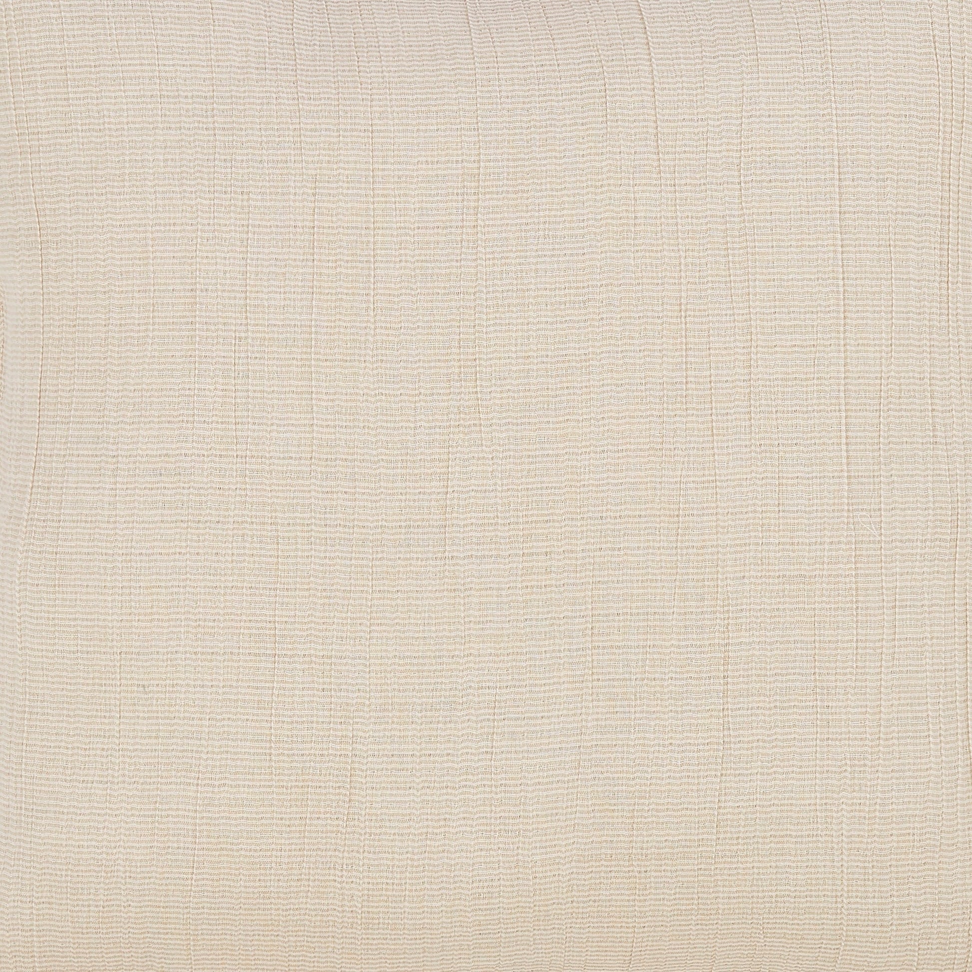 TP-115-1426_2|Beige textured pillow cover with subtle vertical stripes. Soft, luxurious fabric for decorative or sleeping pillows, enhancing bedroom decor.