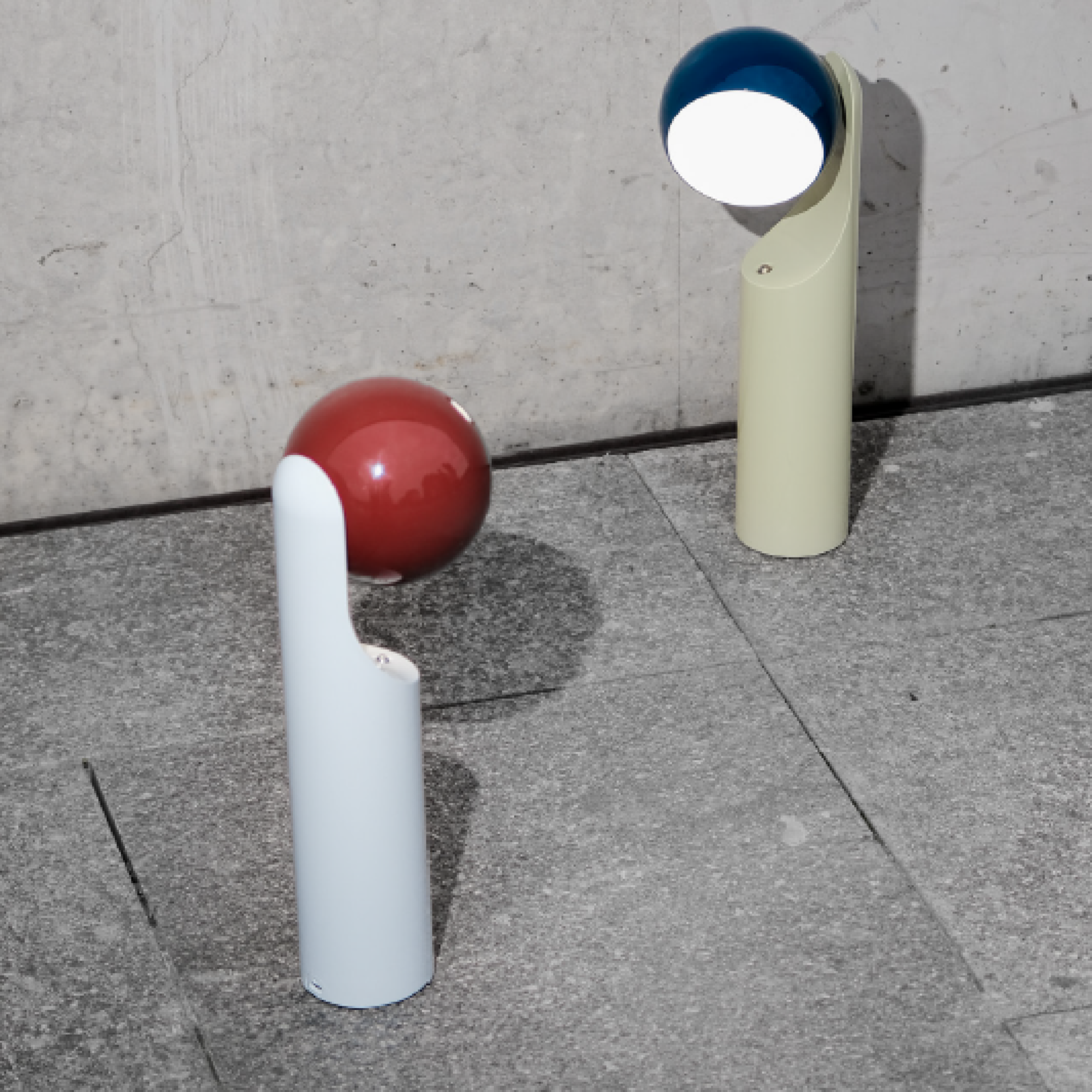 Mono Portable Reading Lamp - Rust/Sky