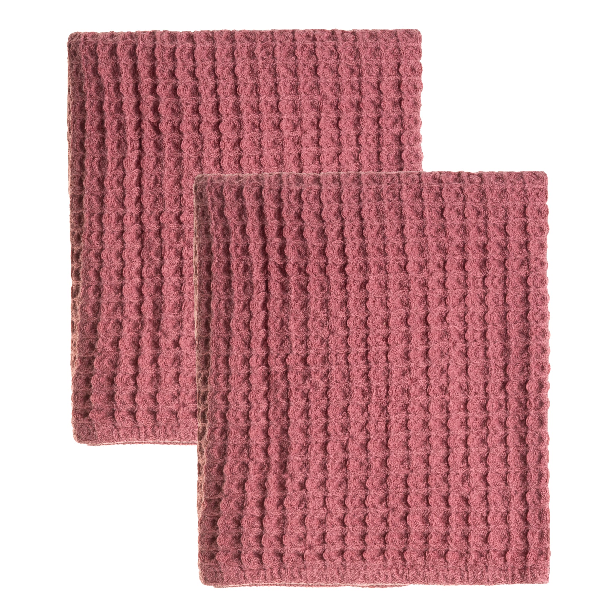 Waffle Turkish Cotton Kitchen & Guest Towel Set of 4