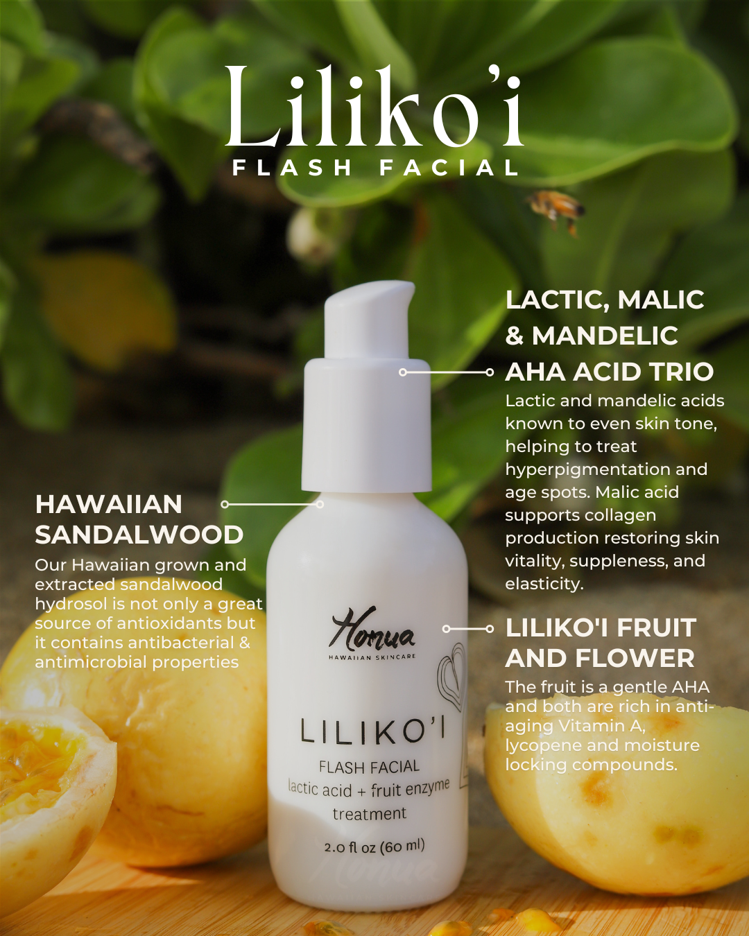 Liliko'i Flash Facial Cleanser & Treatment