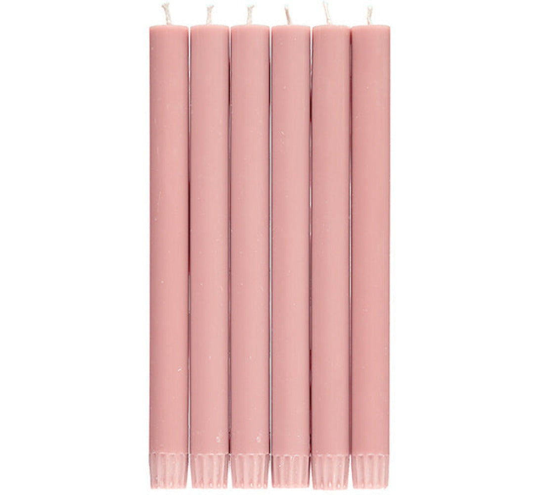 S/25 Old Rose Dinner Candles