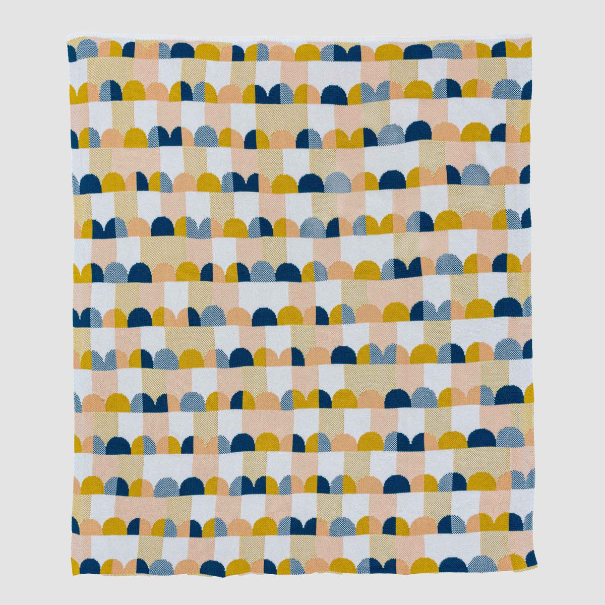 in2green Eco Throw Poly Palm Springs - Indoor | Outdoor Sustainable Knit Mid-Century Modern, Modern Throw Blanket 601570195143 POLY-PSP1