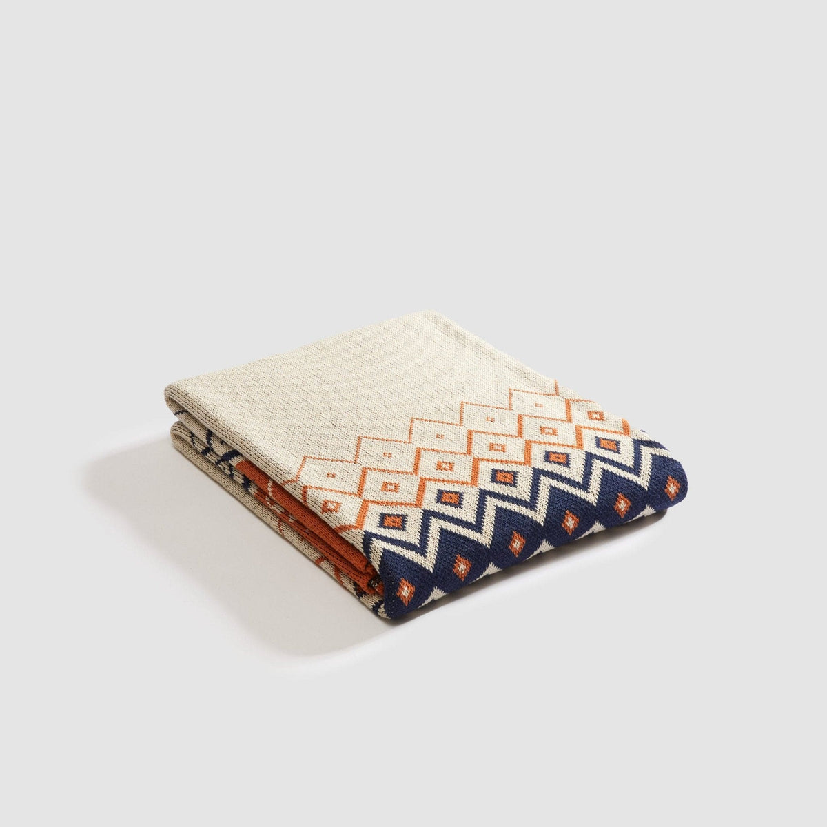In2Green Eco Throw Cotton Sustainable Knit Throw Blanket | Vintage Icelandic