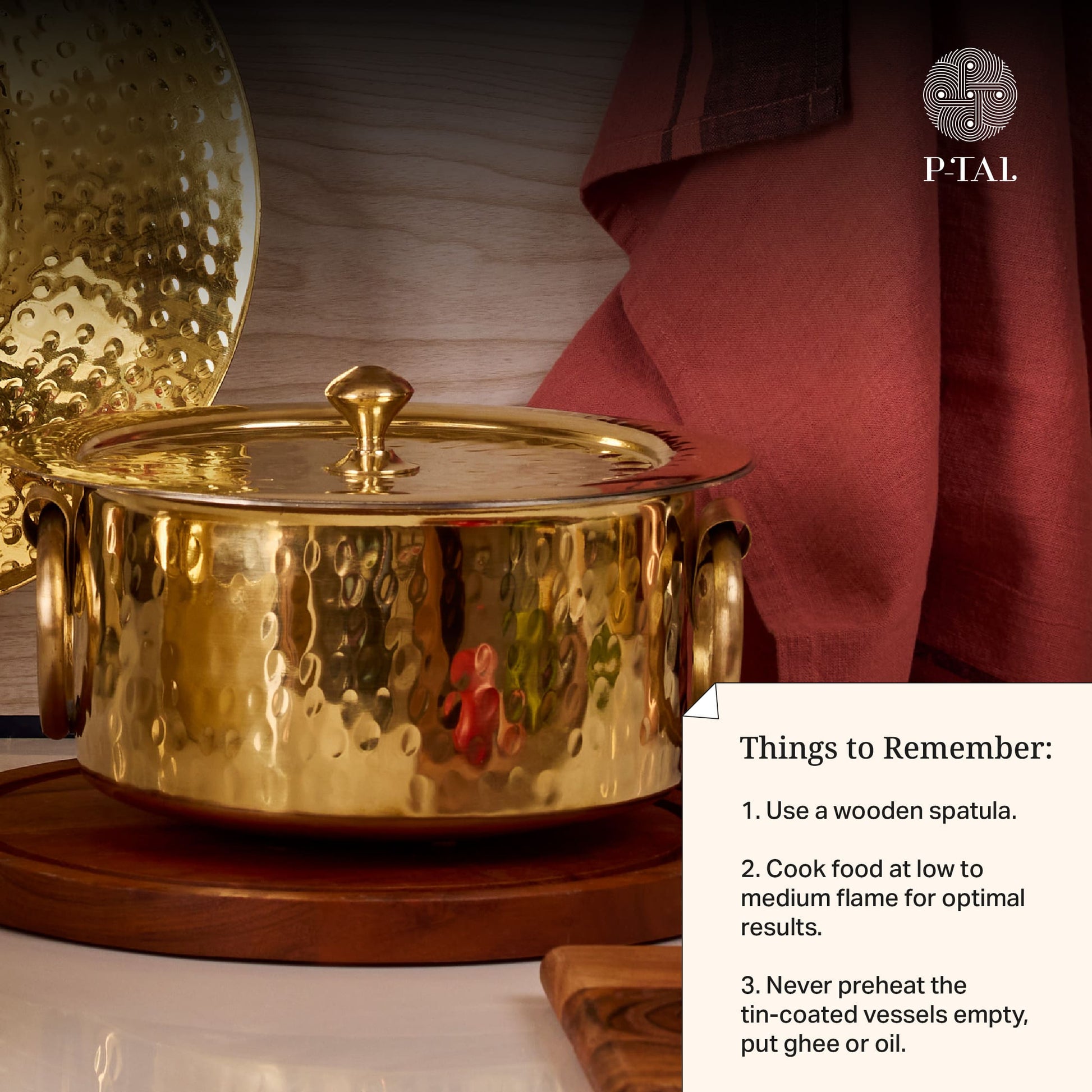 Brass Pot (Patila/ Topia) - Stock Pot P-TAL