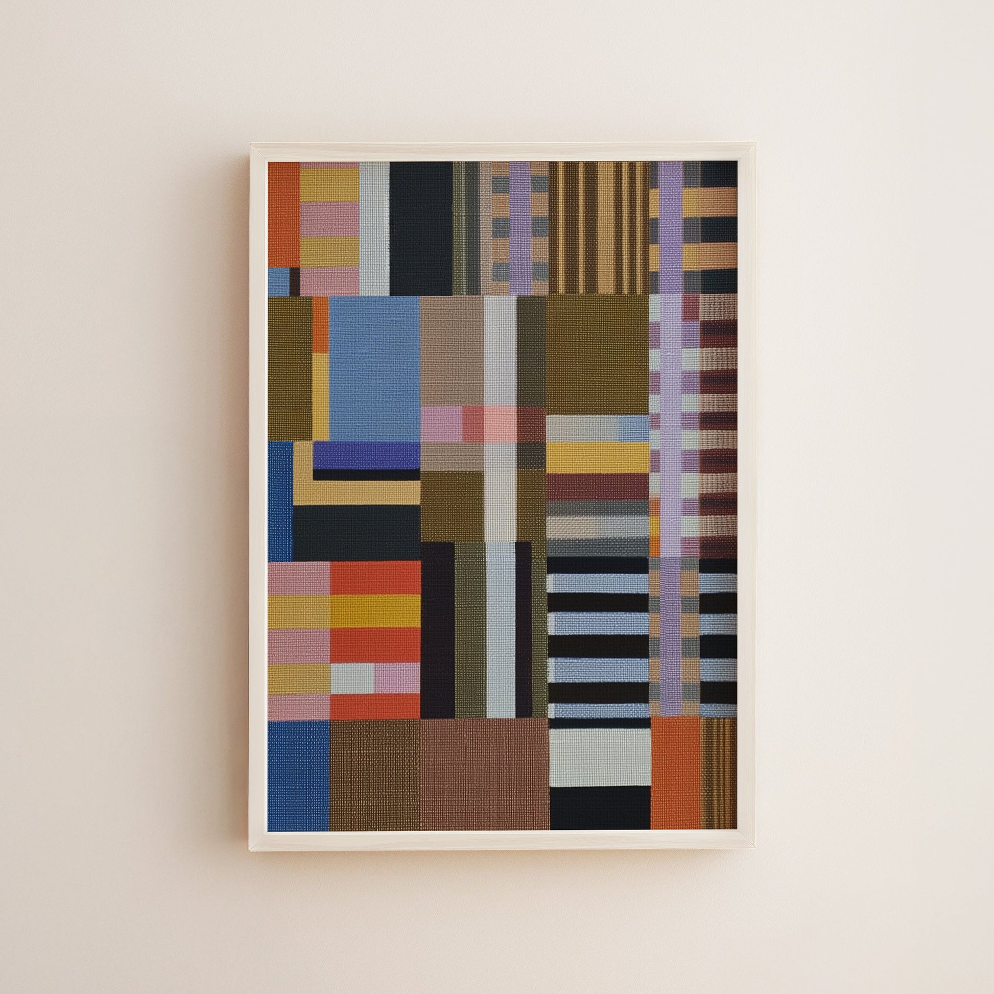 Woven Perspectives No. 02 — Geometric Abstract Art Print