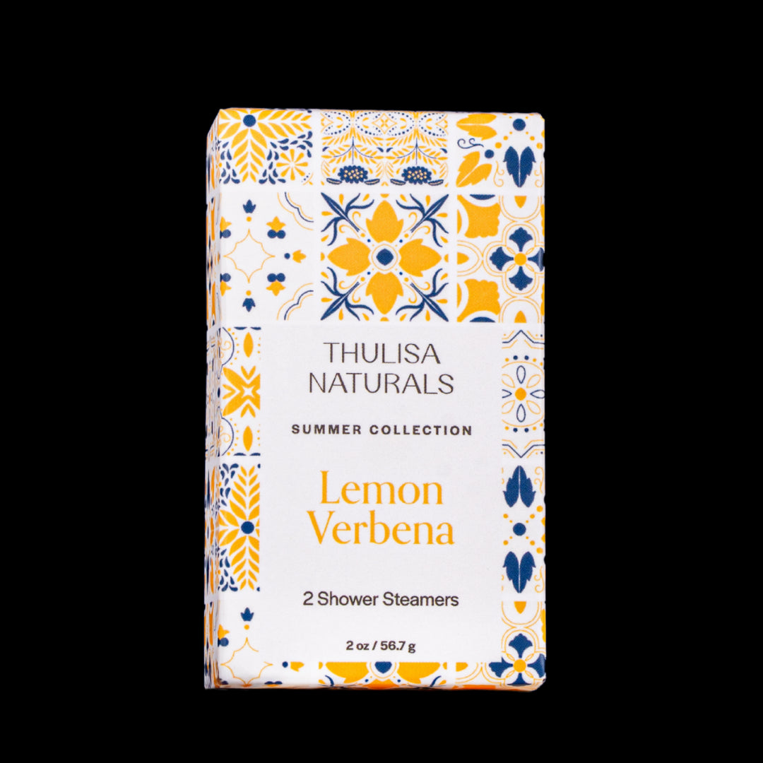 Lemon Verbena Shower Steamer Duo - ThulisaNaturals