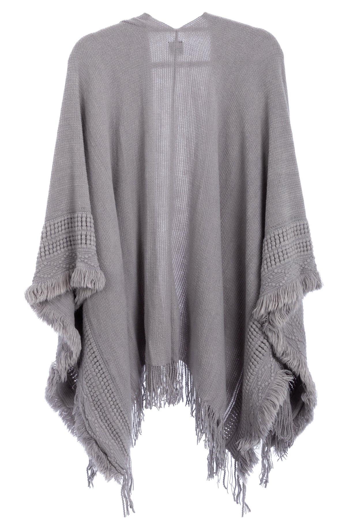 Fringed Trim Kimono