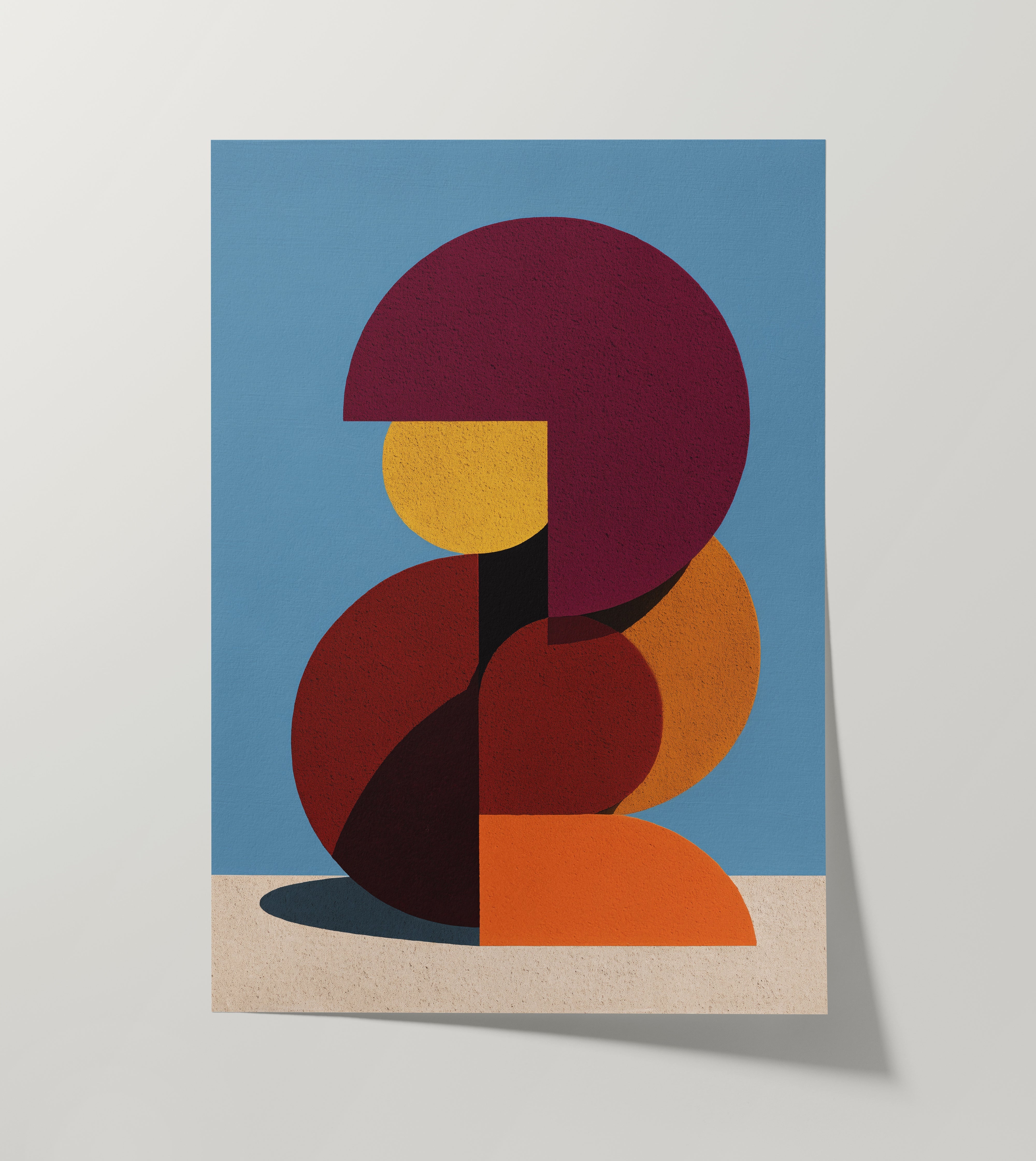 Form and Structure No. 10 — Geometric Abstract Art Print