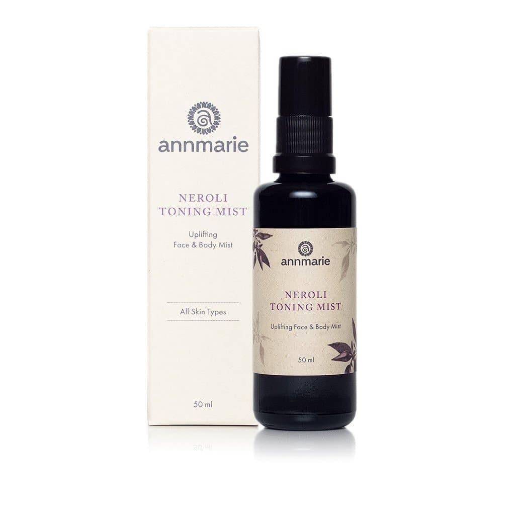 Annmarie Neroli Toning Mist uplifting face and body mist with packaging for refreshing and hydrating all skin types.
