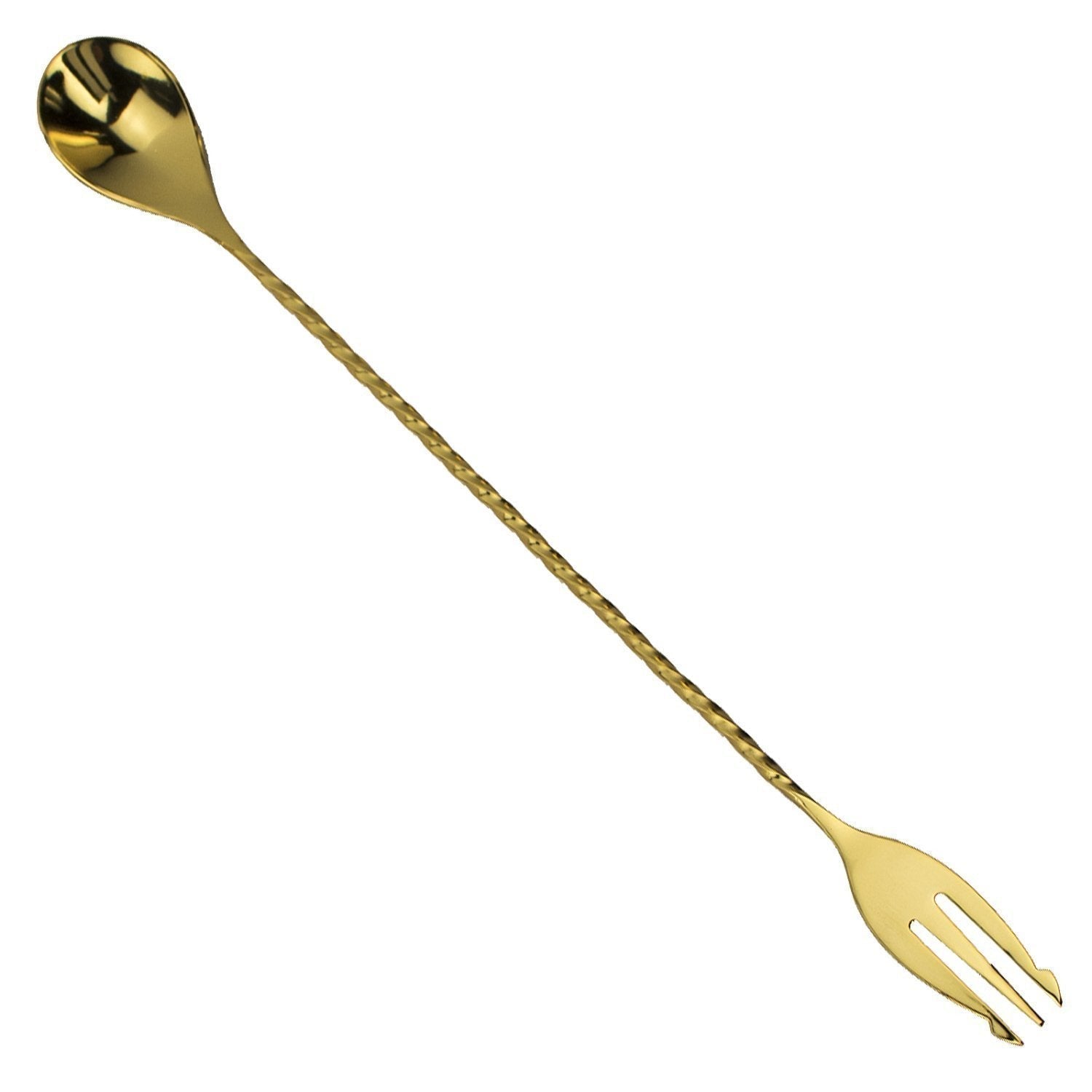 Prince of Scots Double Sided Trident Bar Spoon ~ Gold-Barware-Prince of Scots-Prince of Scots