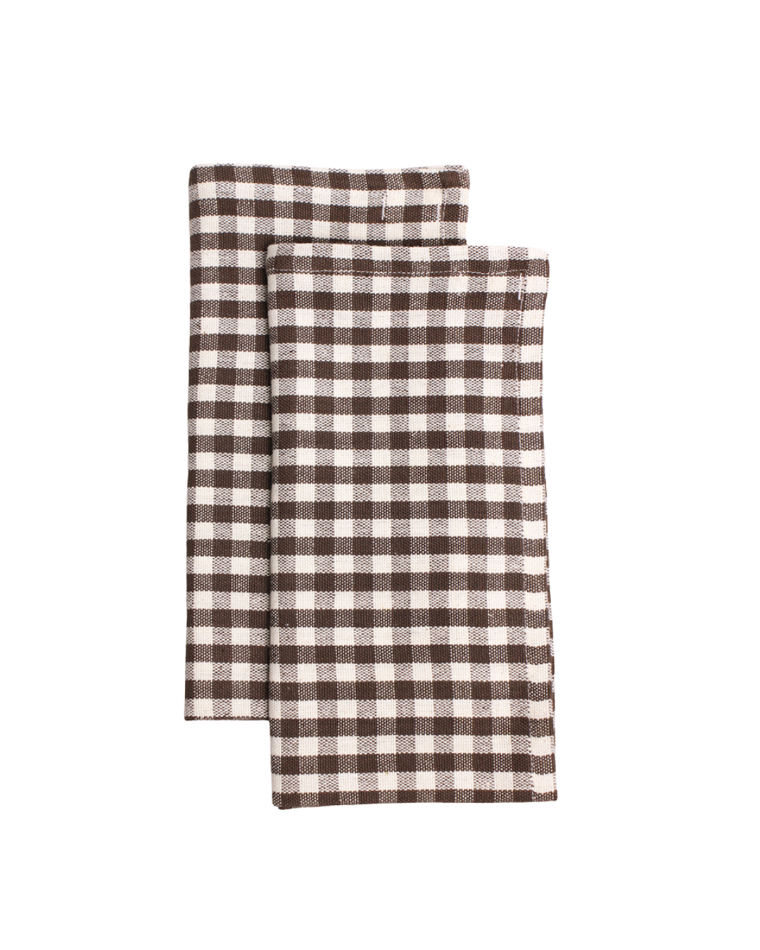 Chocolate Gingham Napkin