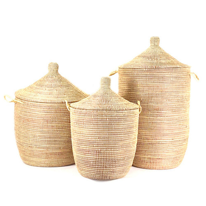 Mbare Dou Lid Storage Basket - Thumbnail 2
