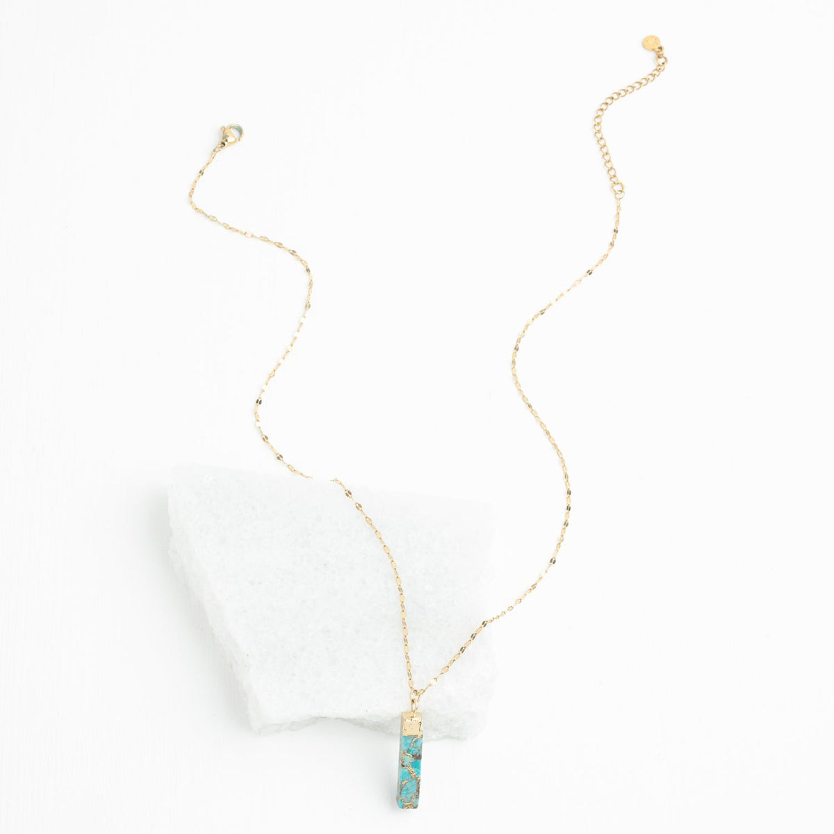 Necklace for women, 14k gold chain with turquoise and gold pendant, necklace brands like Pandora, fashion jewelry, home shopping jewelry