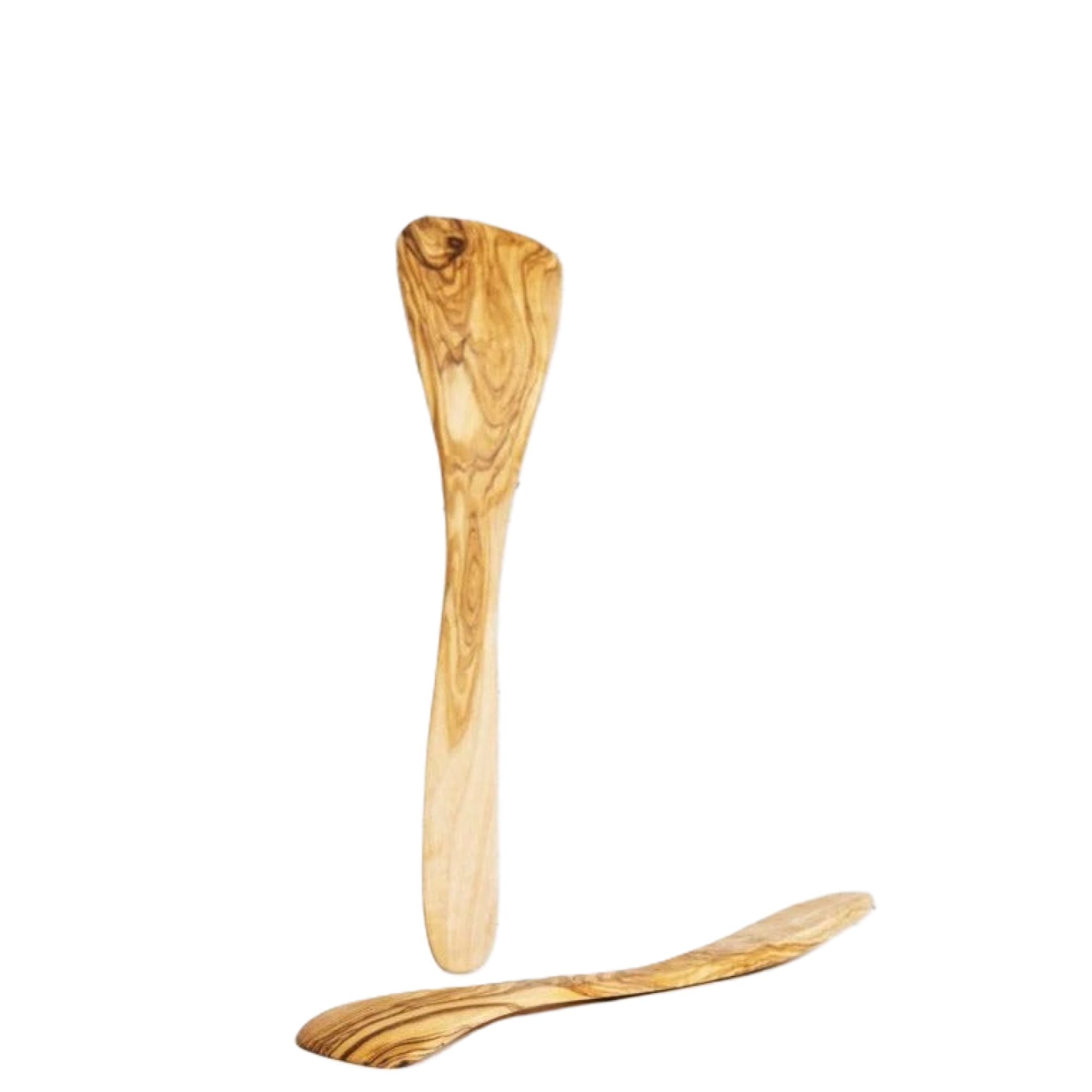 Olive Wood Serving Spatula Forks - Pair - Thumbnail 4