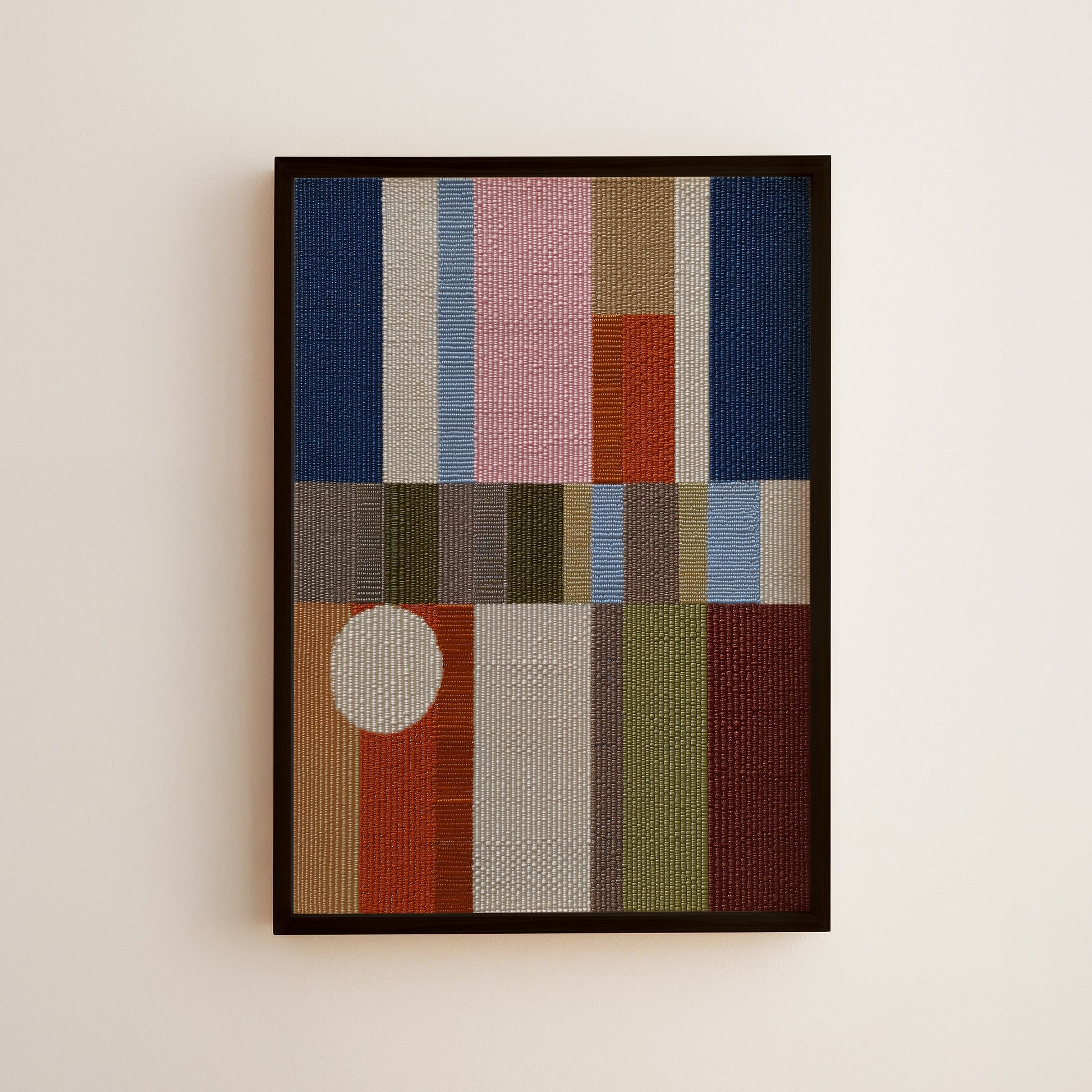Woven Perspectives No. 07 — Geometric Abstract Art Print