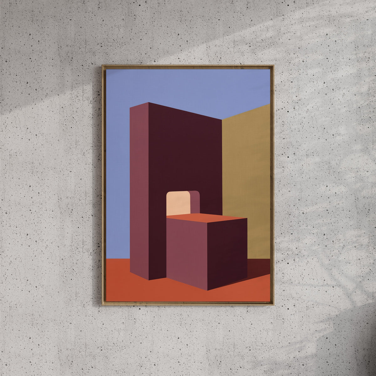 Form and Structure No. 08 — Geometric Abstract Art Print