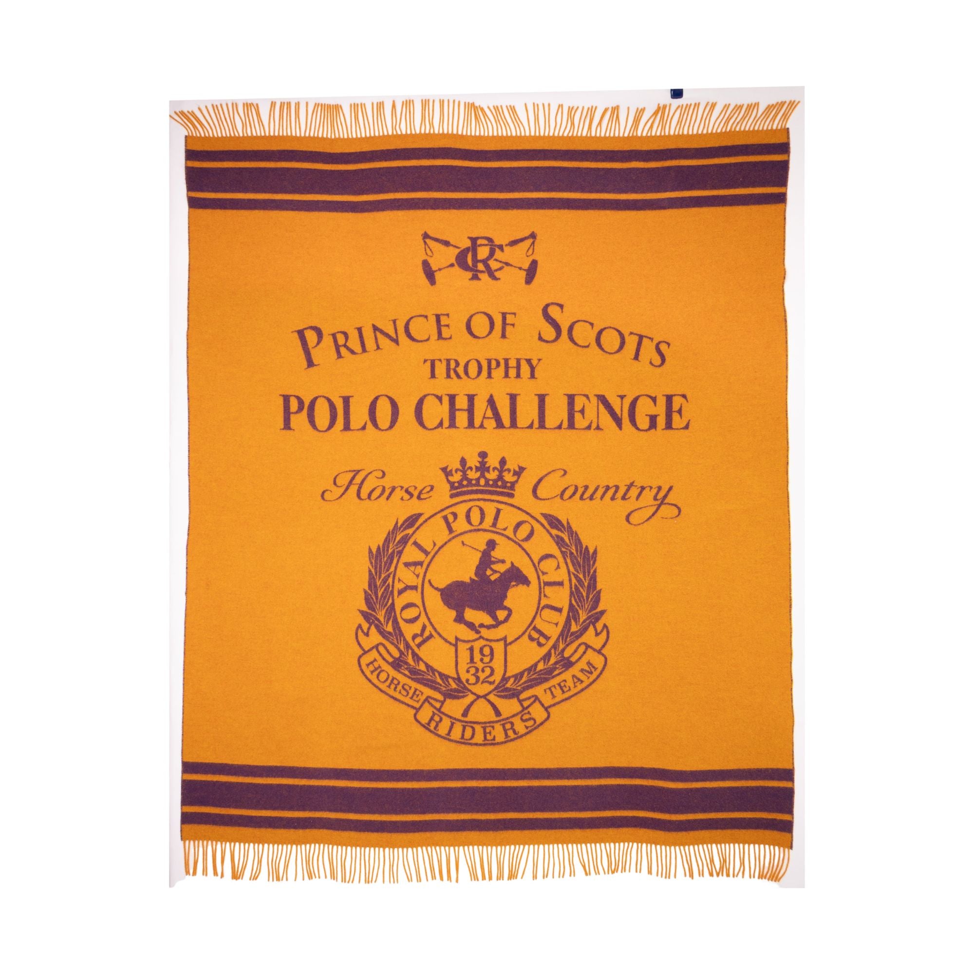 The Polo Challenge Throw – Extra-Fine Italian Merino Wool