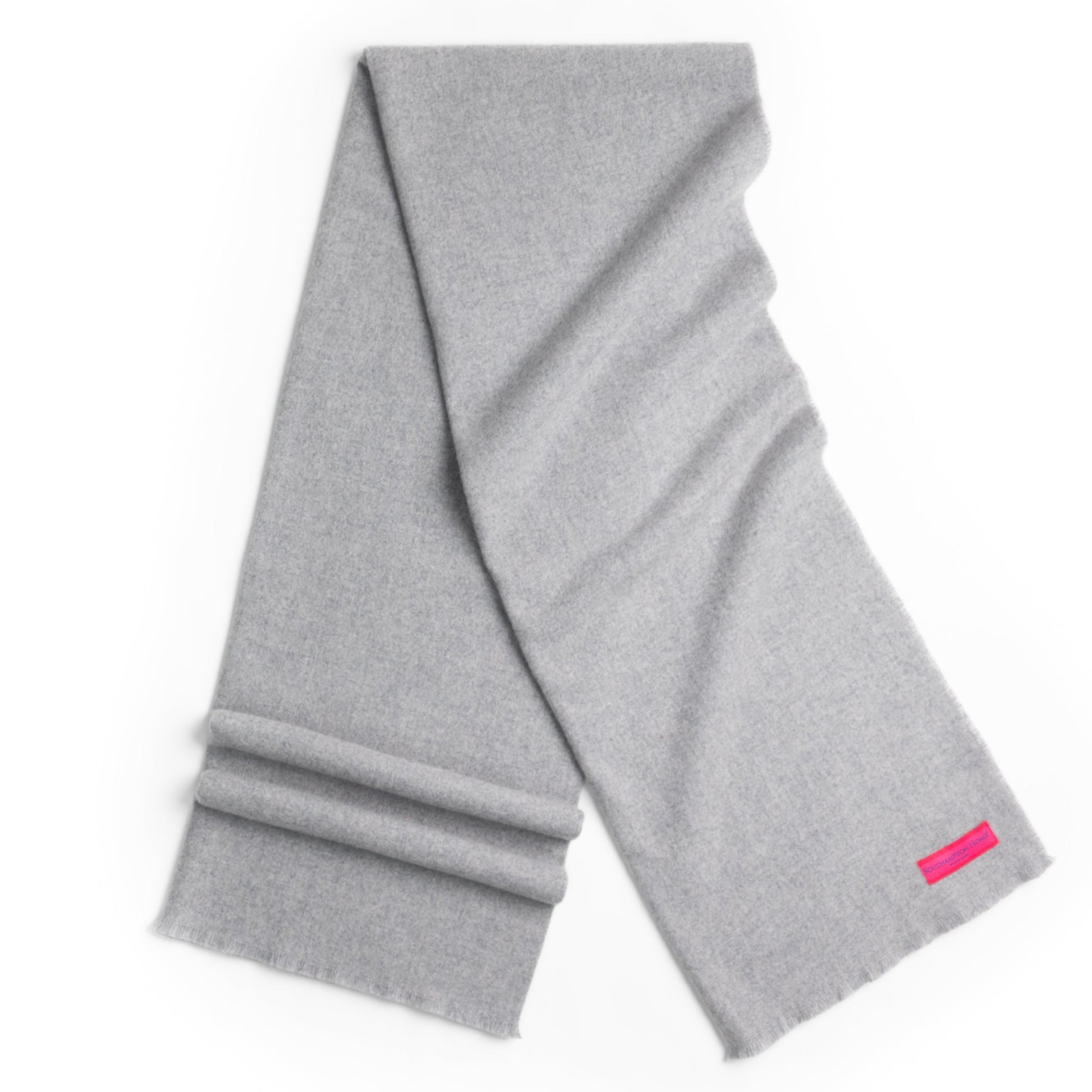 Luxury Cashmere Throw ~ Silver~-Blankets-[bar code]-Prince of Scots