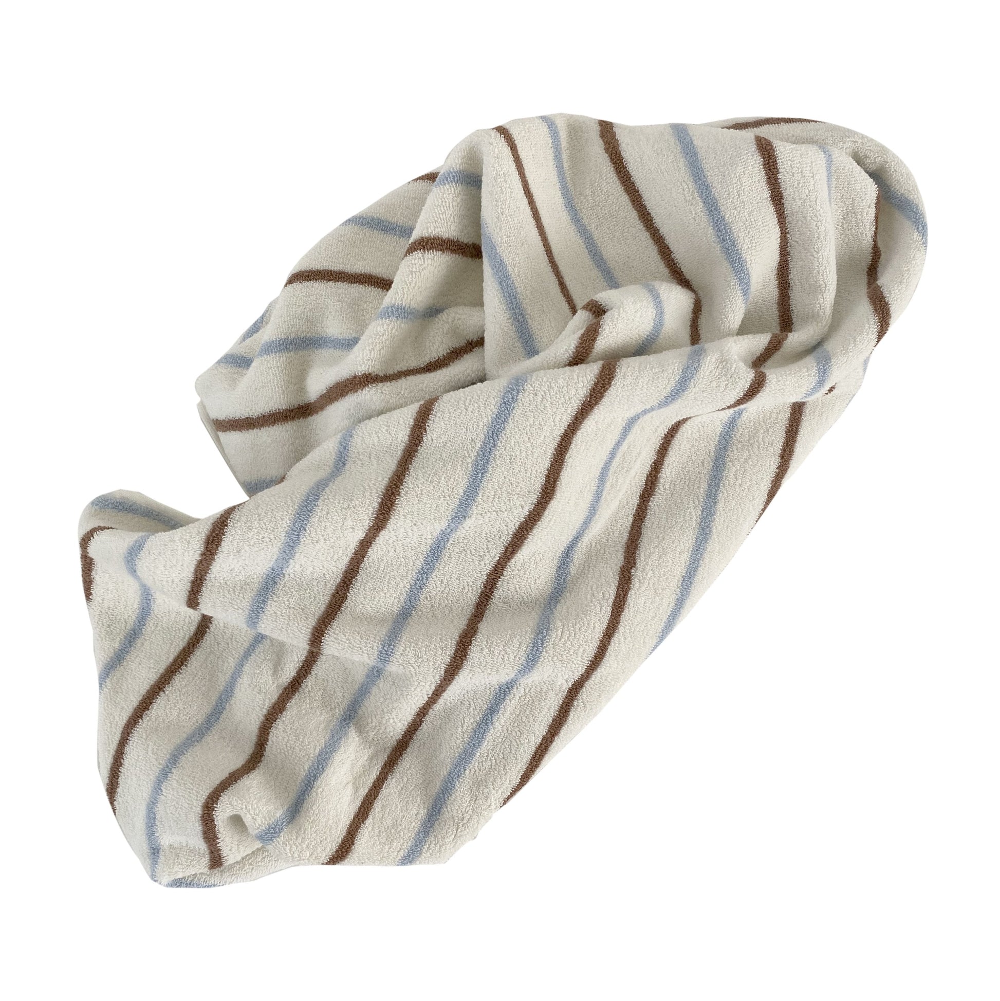 Raita Towel Large Caramel Ice Blue 1