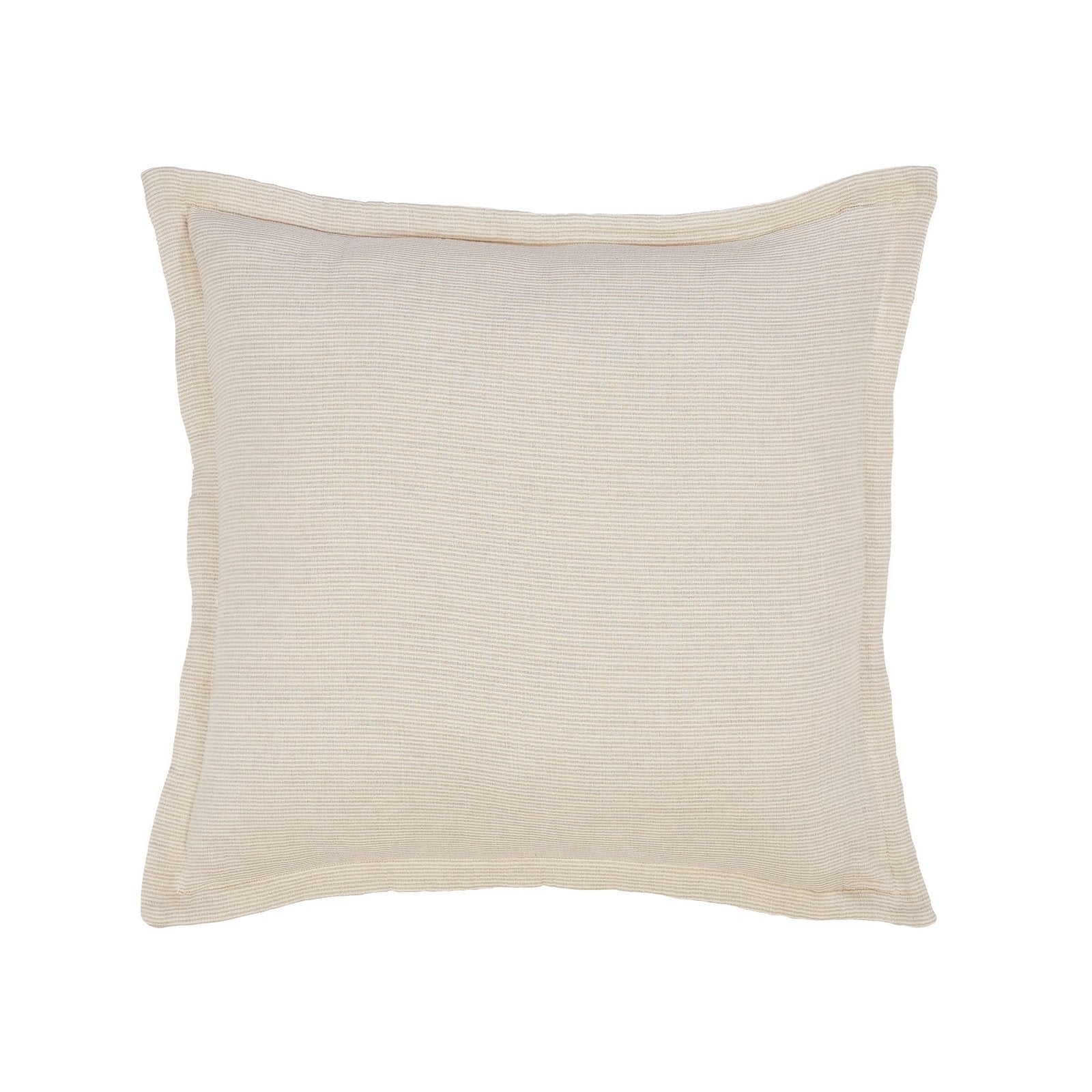 ES-114-2626_1|Elegant cream ivory striped woven blanket, perfect for serene bedding. Soft, cozy throw for ultimate relaxation.