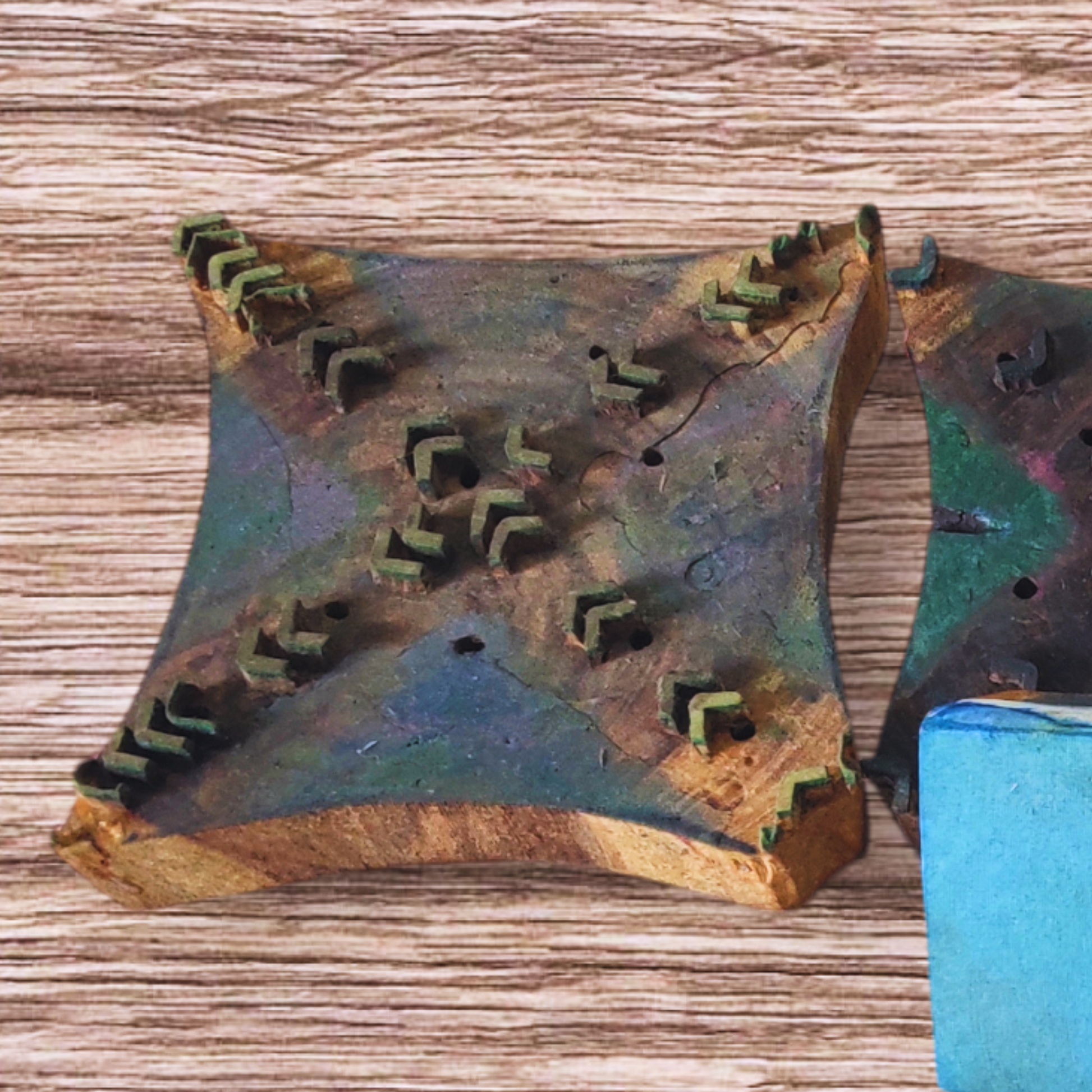 hand block printing block for cheveron