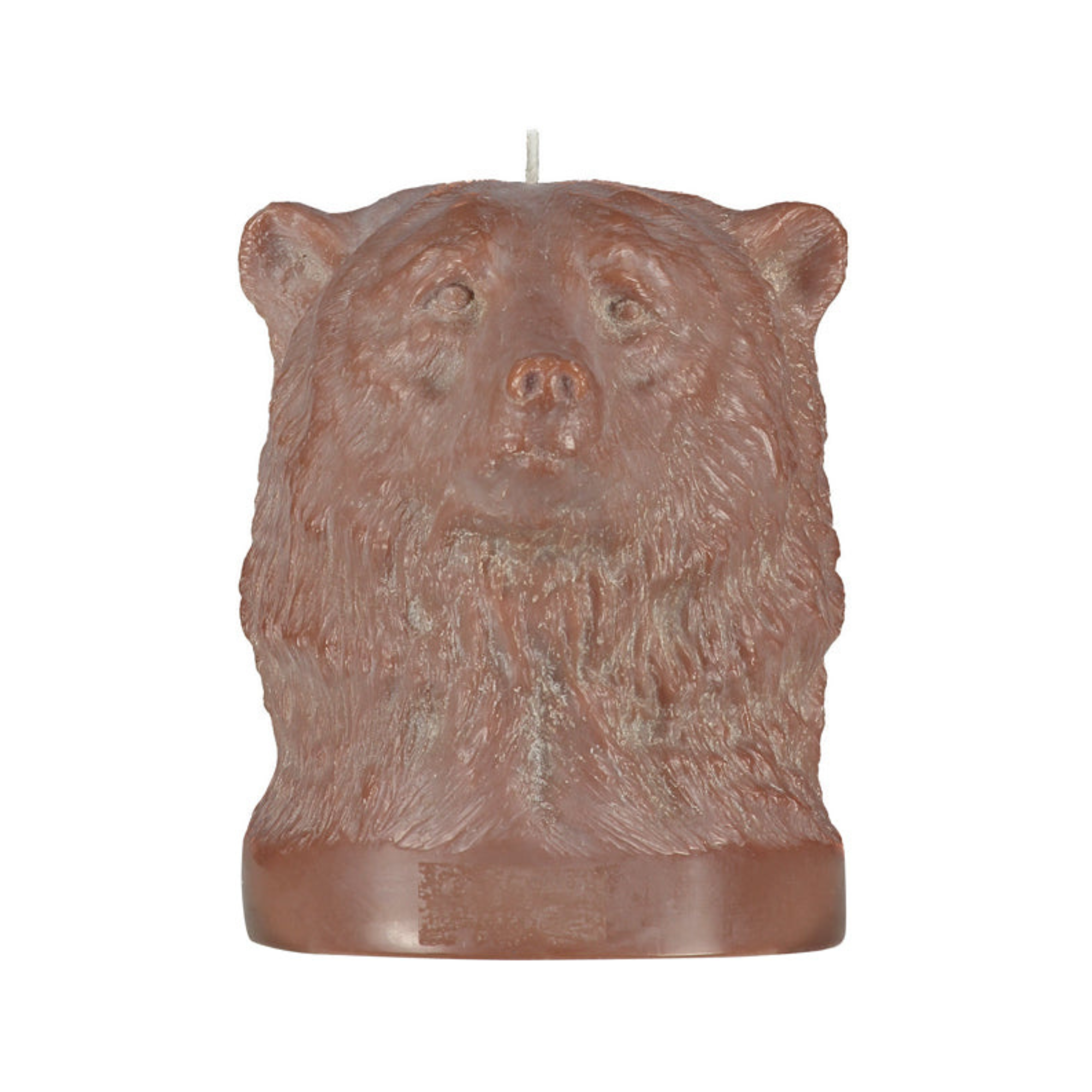 Rose Beige Bear Head Candle