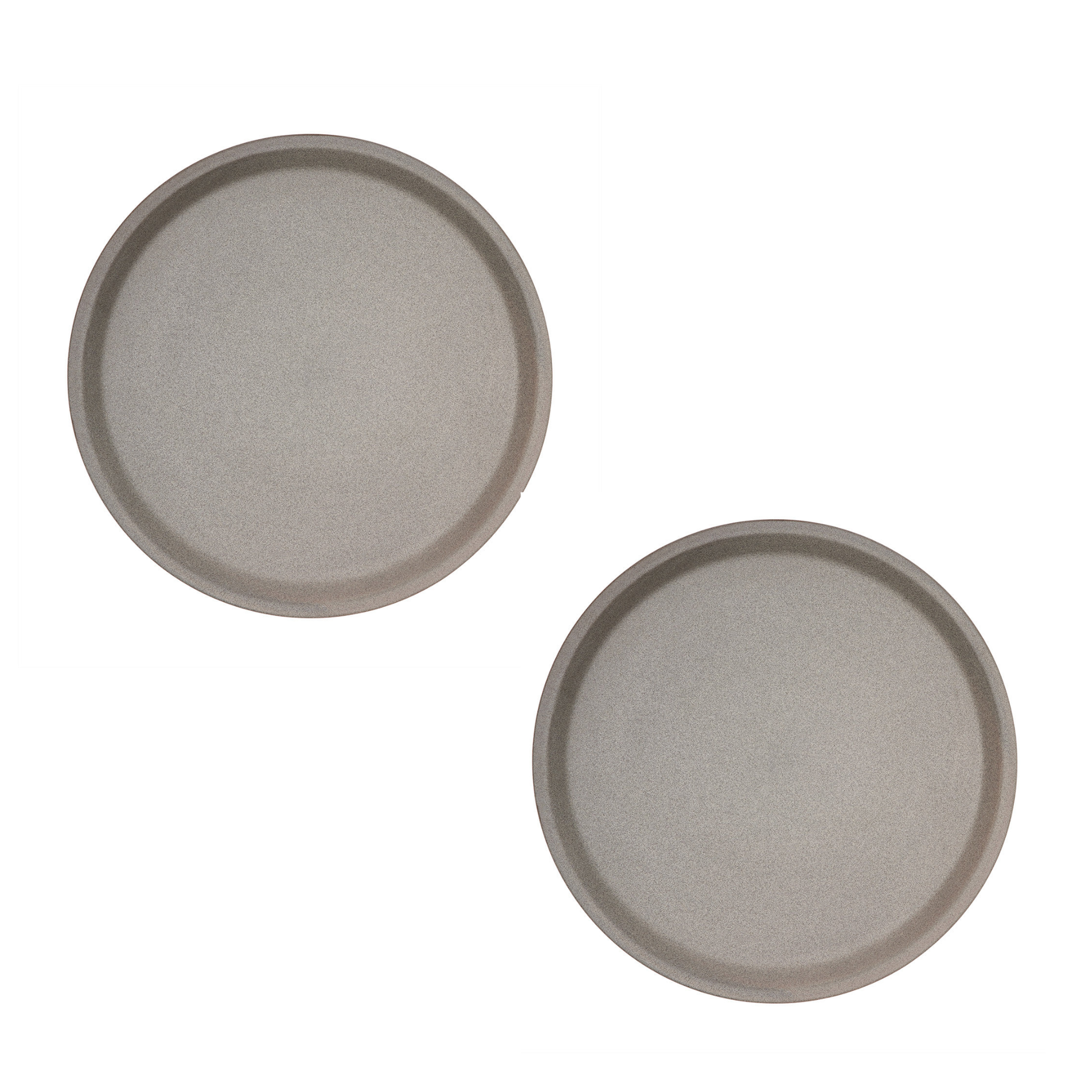 Yuka Dinner Plate Set Of 2 In Stone 1