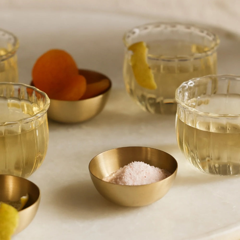 Heirloom Brass Dip Bowl S/2