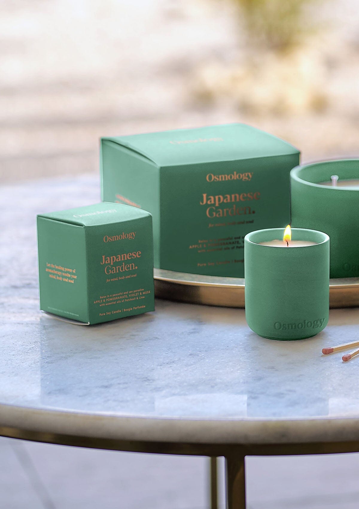 Japanese Garden Scented Triple Wick Candle