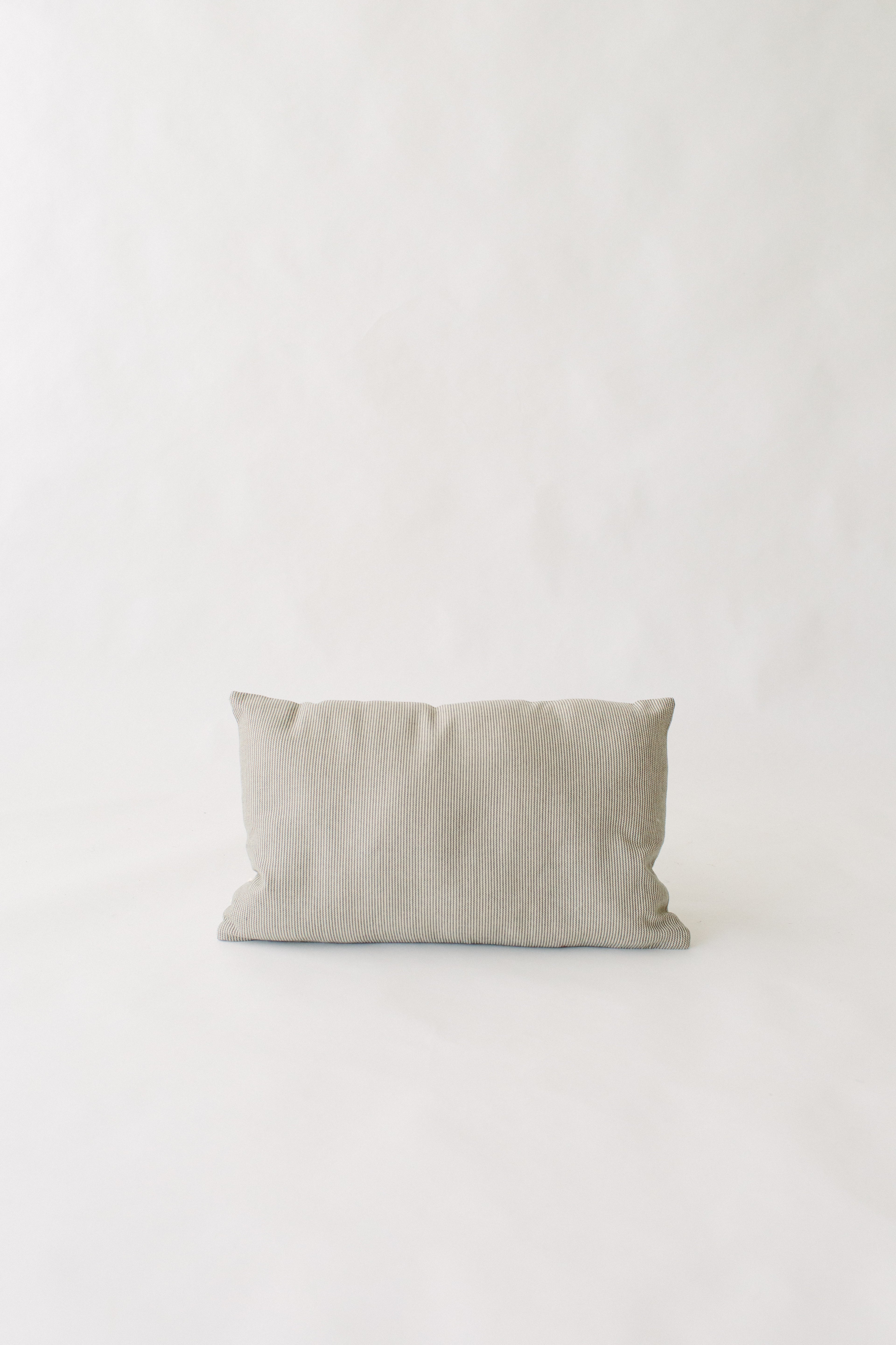 LOOM Imports Blue Pinstripe Lumbar Pillow