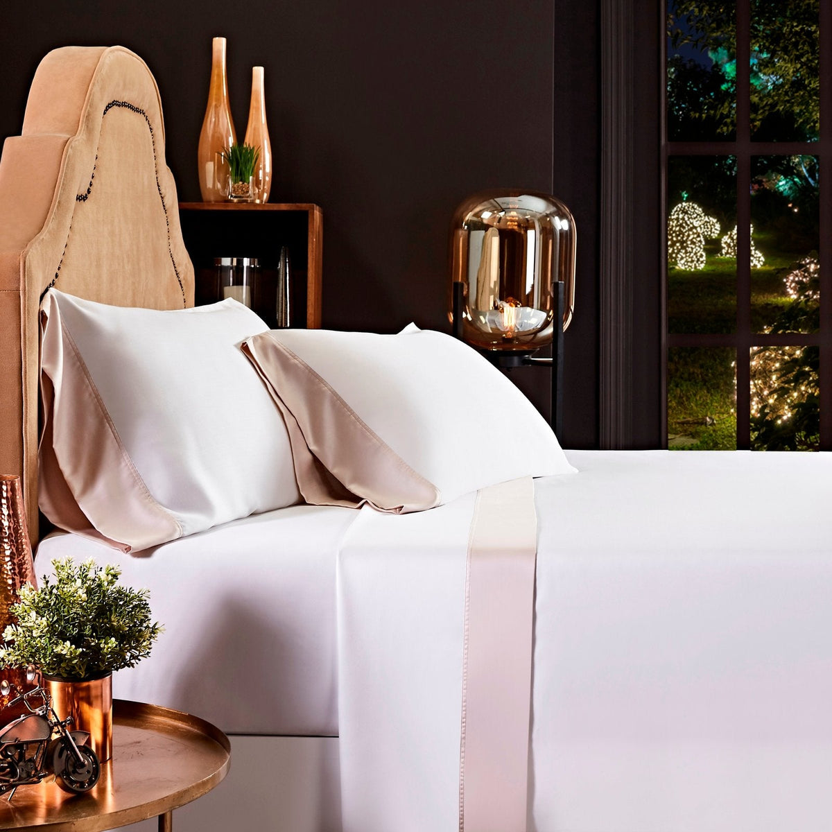 CSS-512-7284_1|Luxurious 100% Lyocell Tencel sheets, incredibly soft and breathable for ultimate comfort and sustainable bedding.
