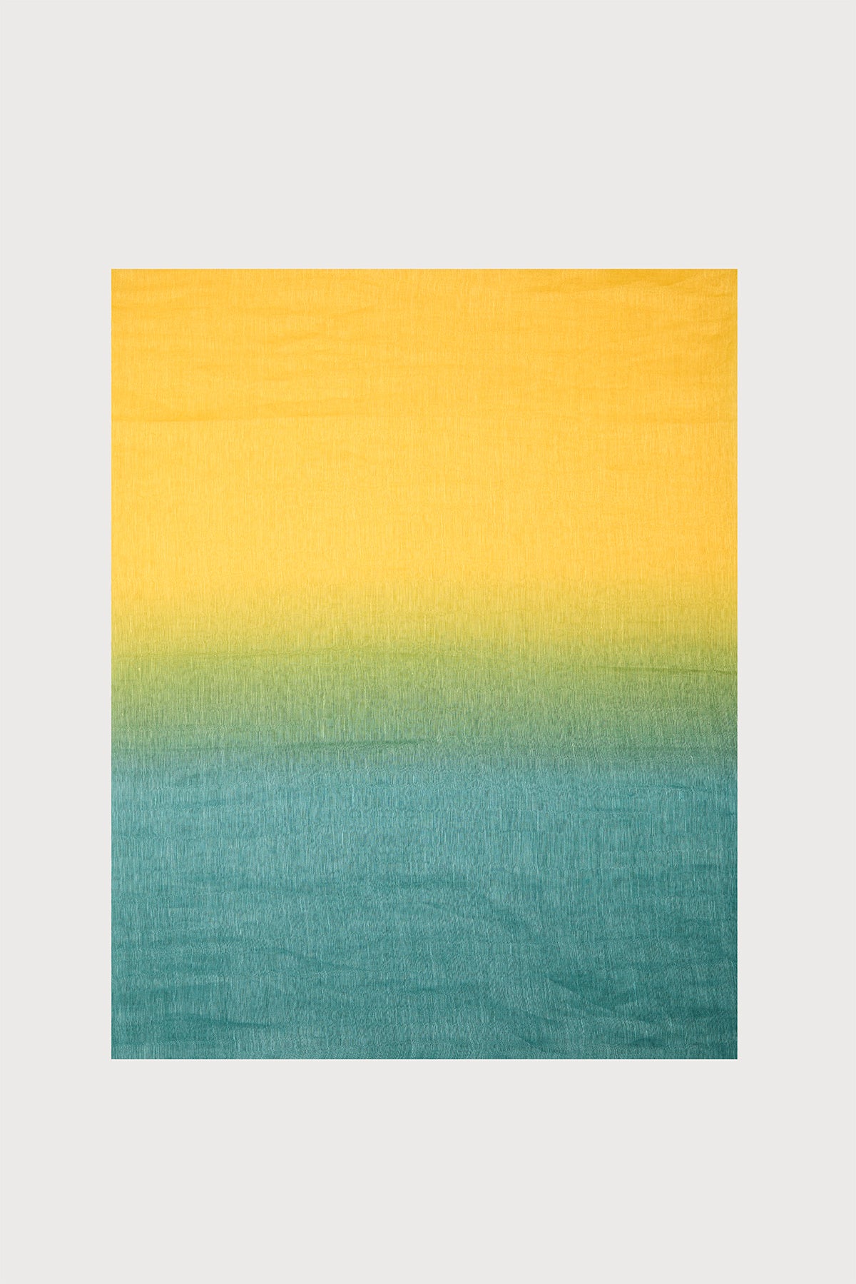 Linen Ombré Scarf - Yellow