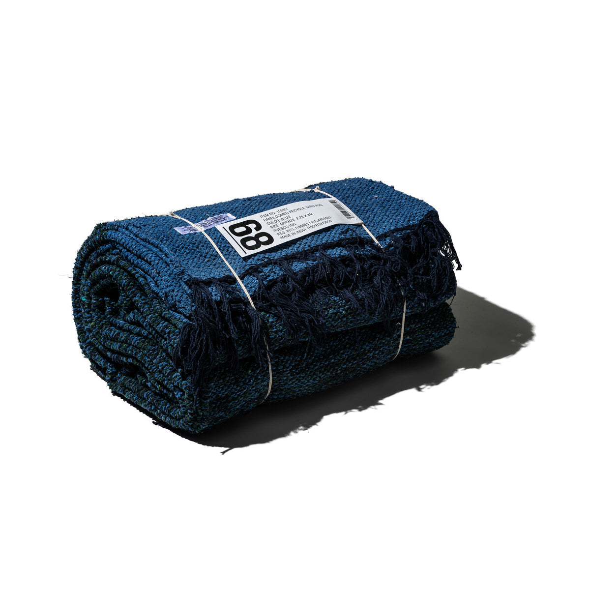 Handloomed Recycle Yarn Rug 1 2