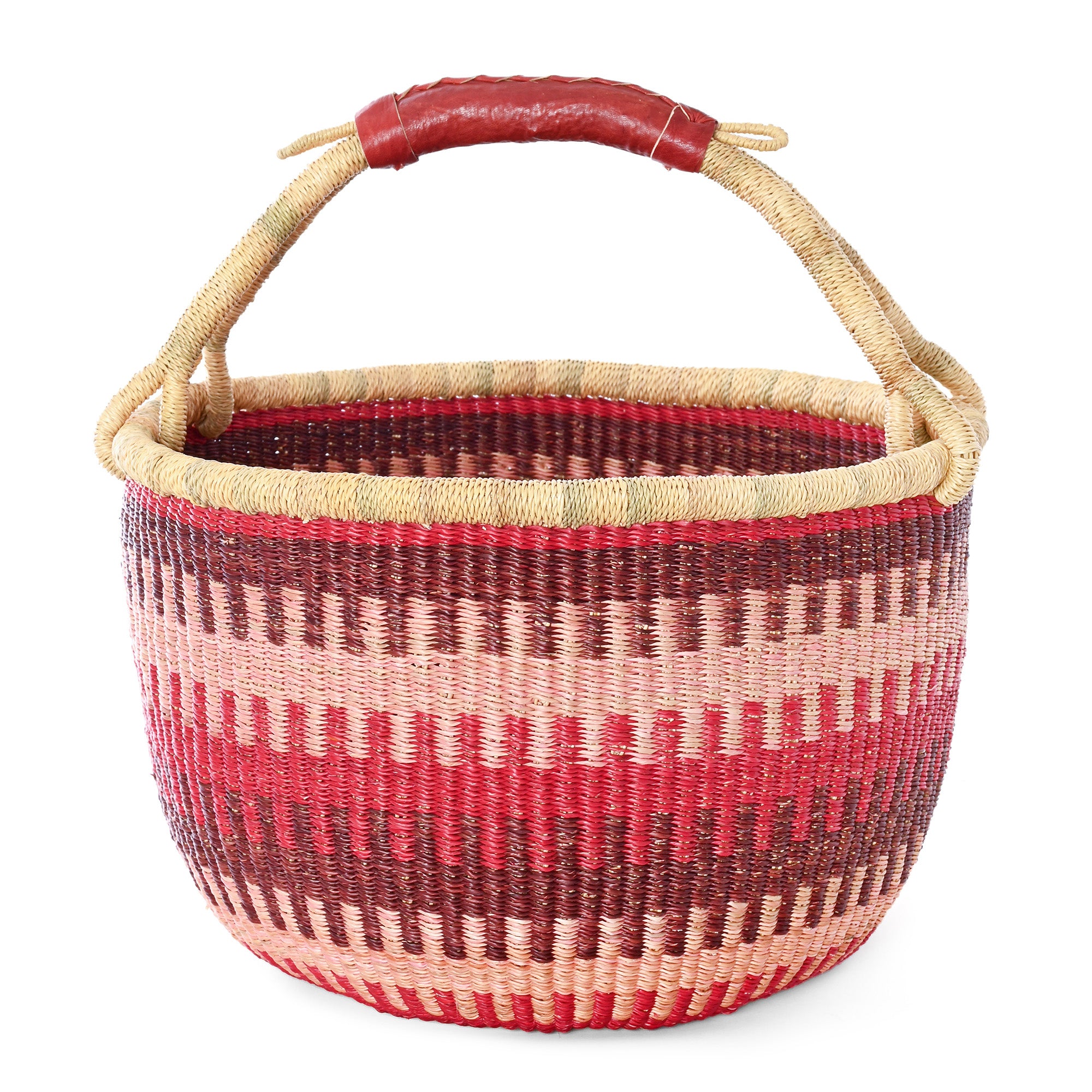 Primrose Patterned Bolga Basket