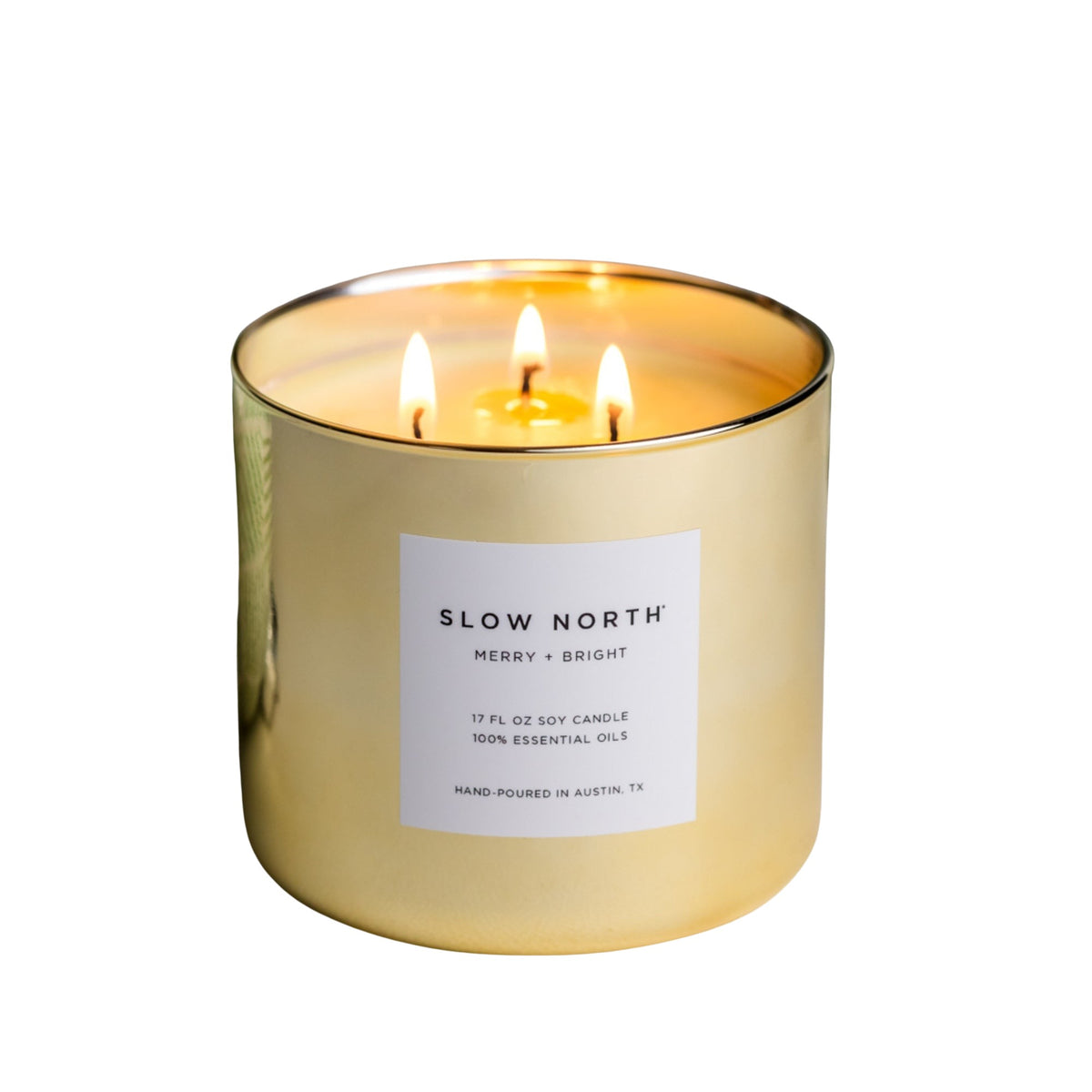 Merry + Bright - Signature 3-Wick Candle (Seasonal)