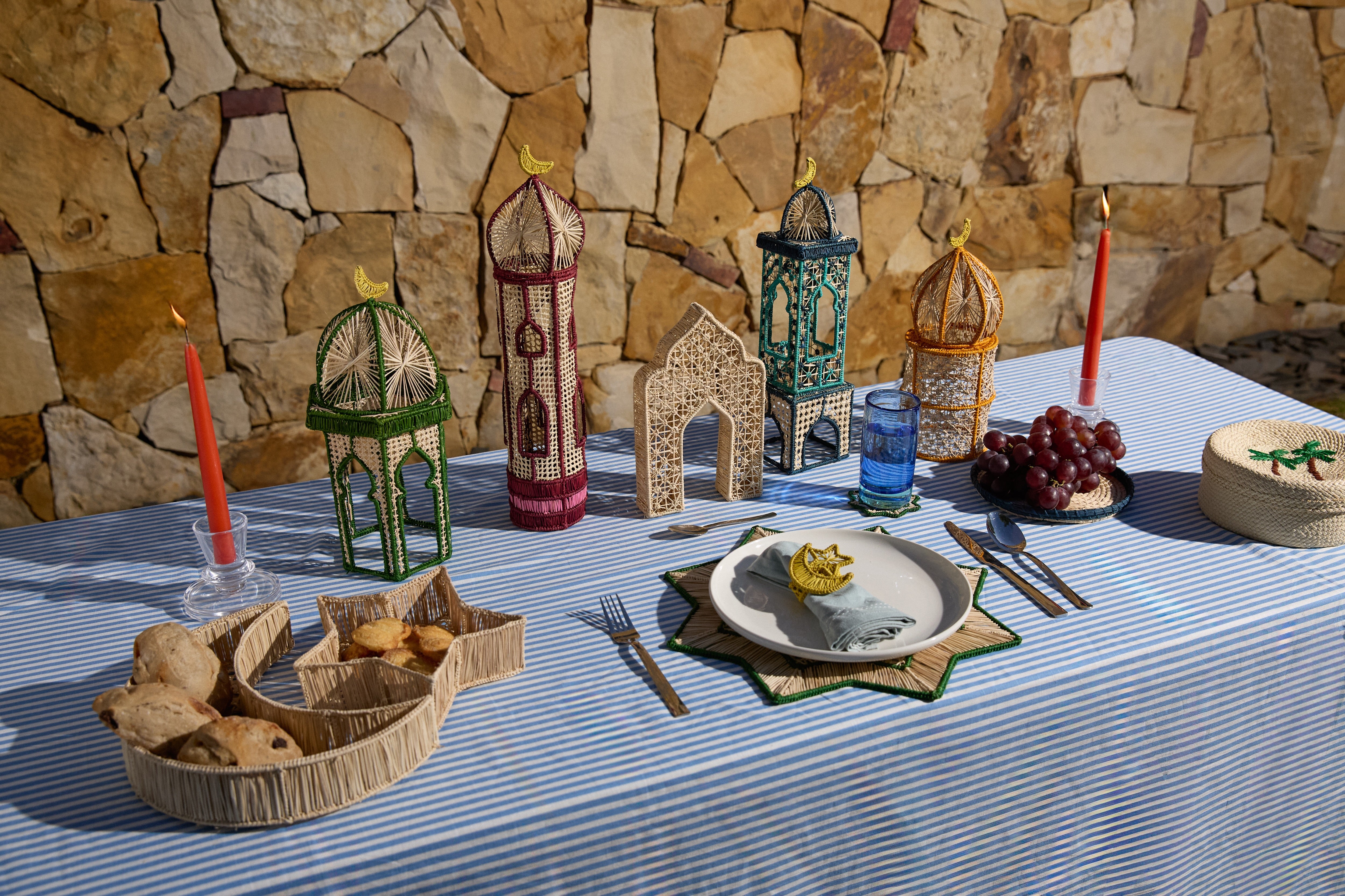 Moon and Star Tray Set