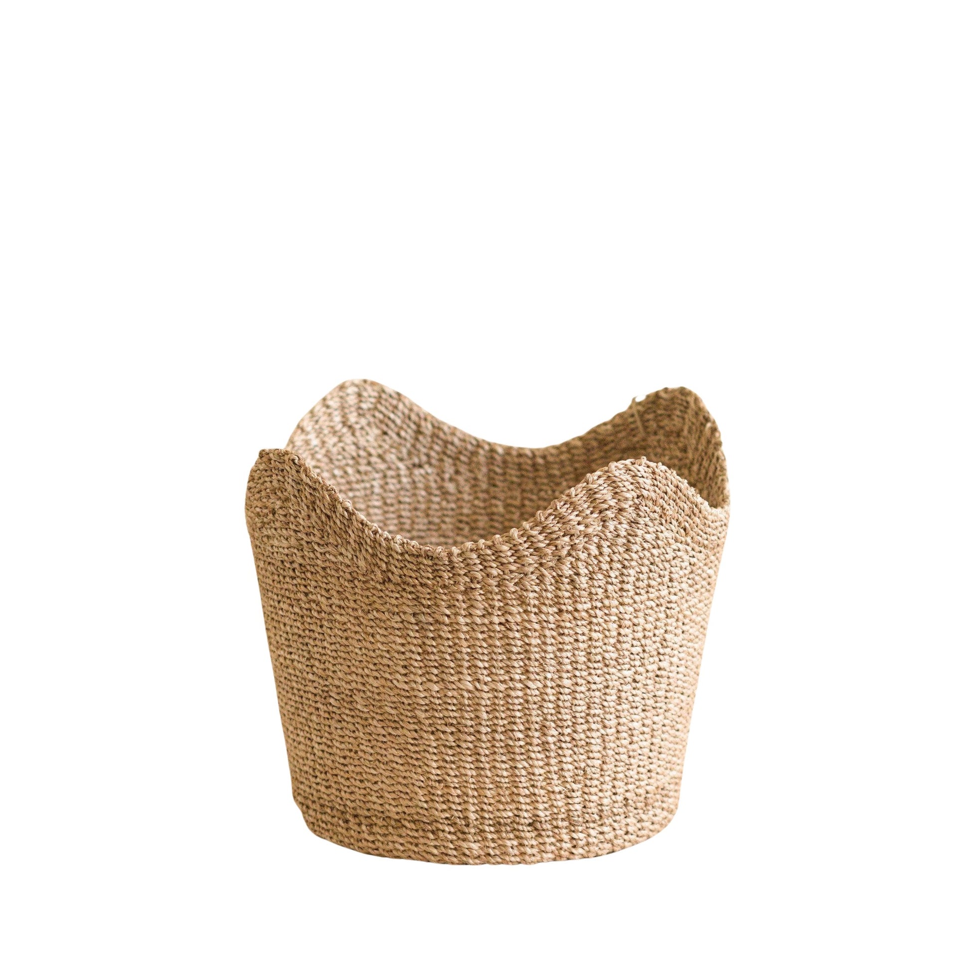 Baskets - Natural Scallop Basket - Planter Basket | LIKHÂ - LIKHÂ