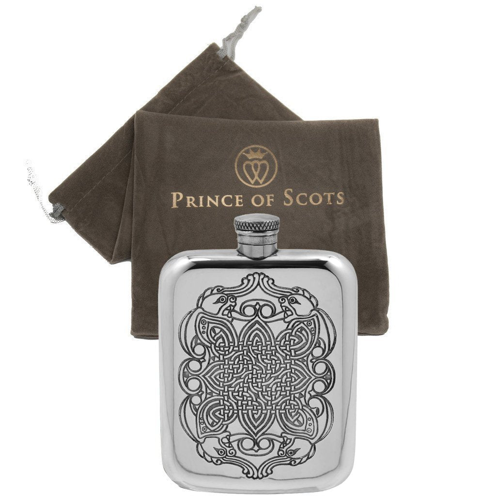 Celtic Dragon Design Premium Flask-Men's Gifts-Prince of Scots-Prince of Scots