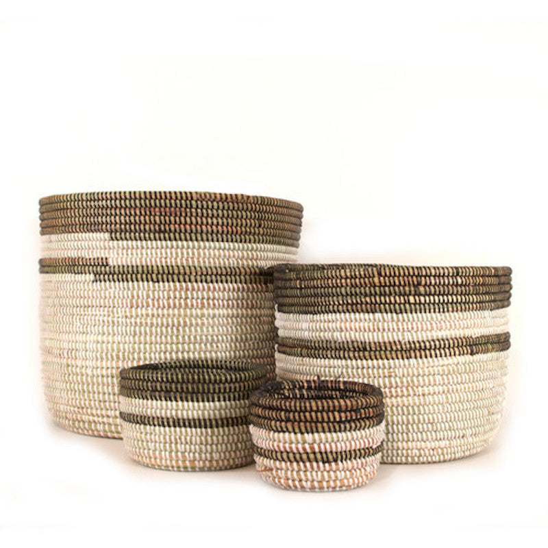 Mbare Stripe Basket - Thumbnail 5