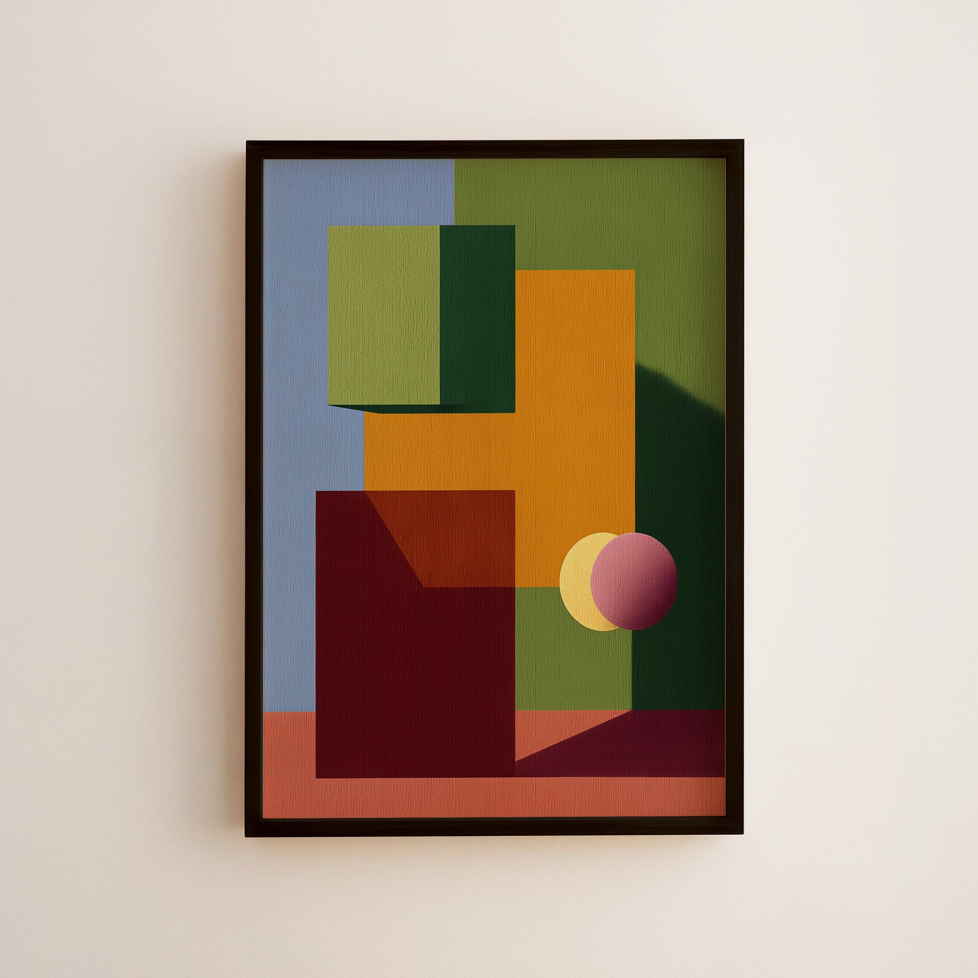 Form and Structure No. 11 — Geometric Abstract Art Print