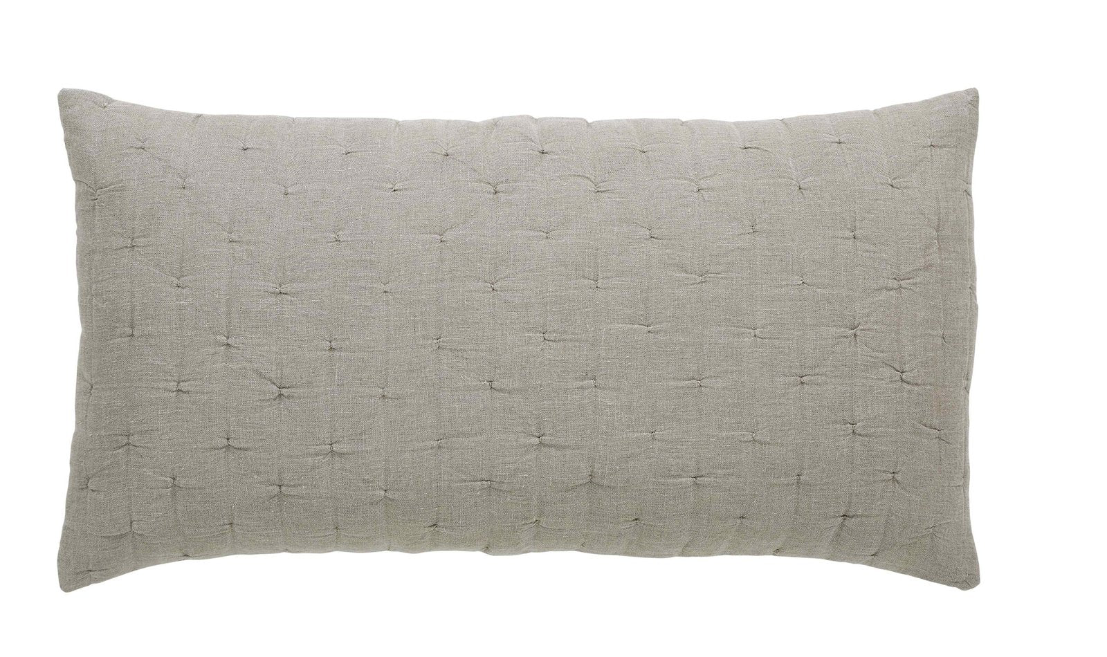 KS-320-2036_1|Lightweight taupe quilted quilt with delicate tufting and natural linen texture, offering a serene and comfortable feel.