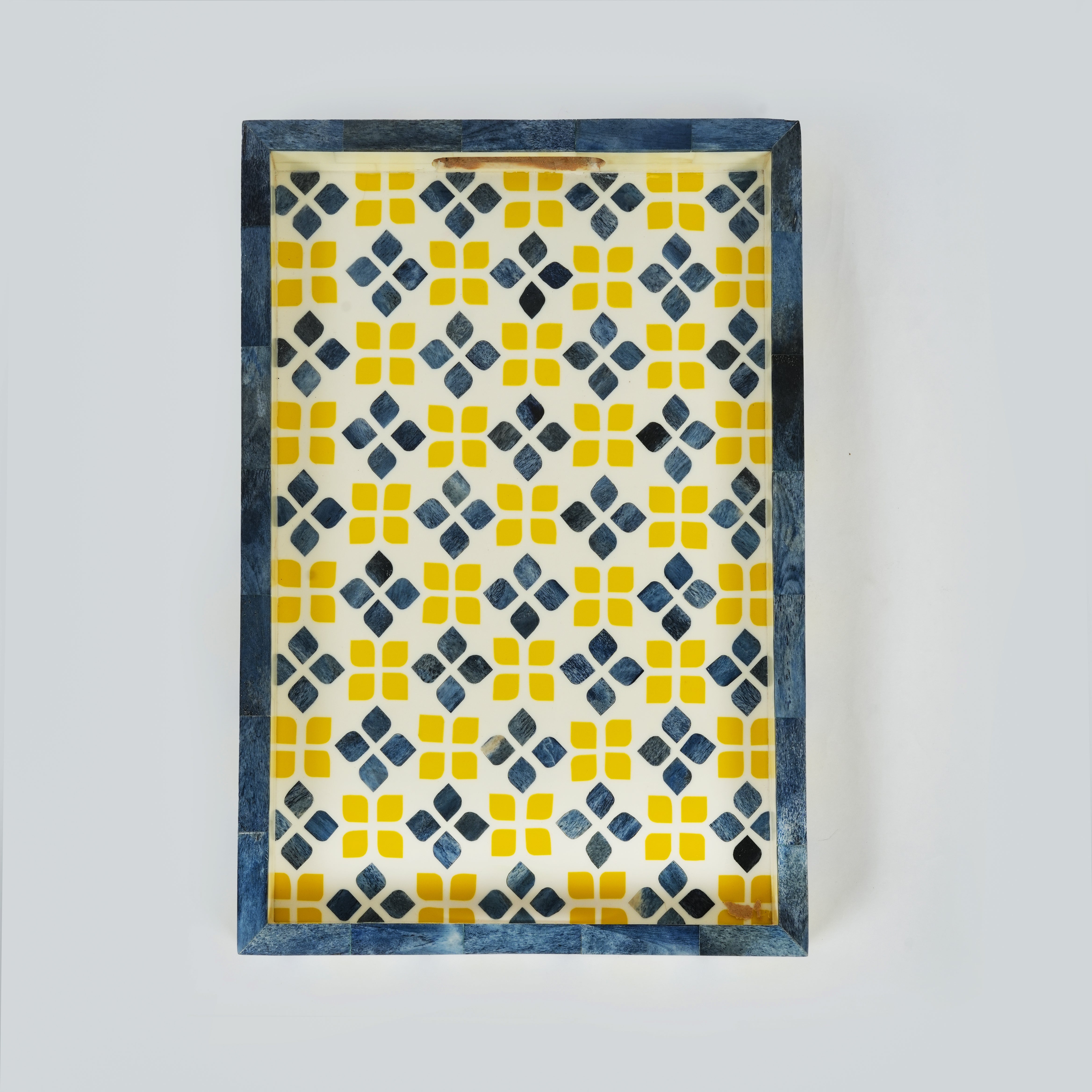 Marigold Mosaic Bone Inlay Tray