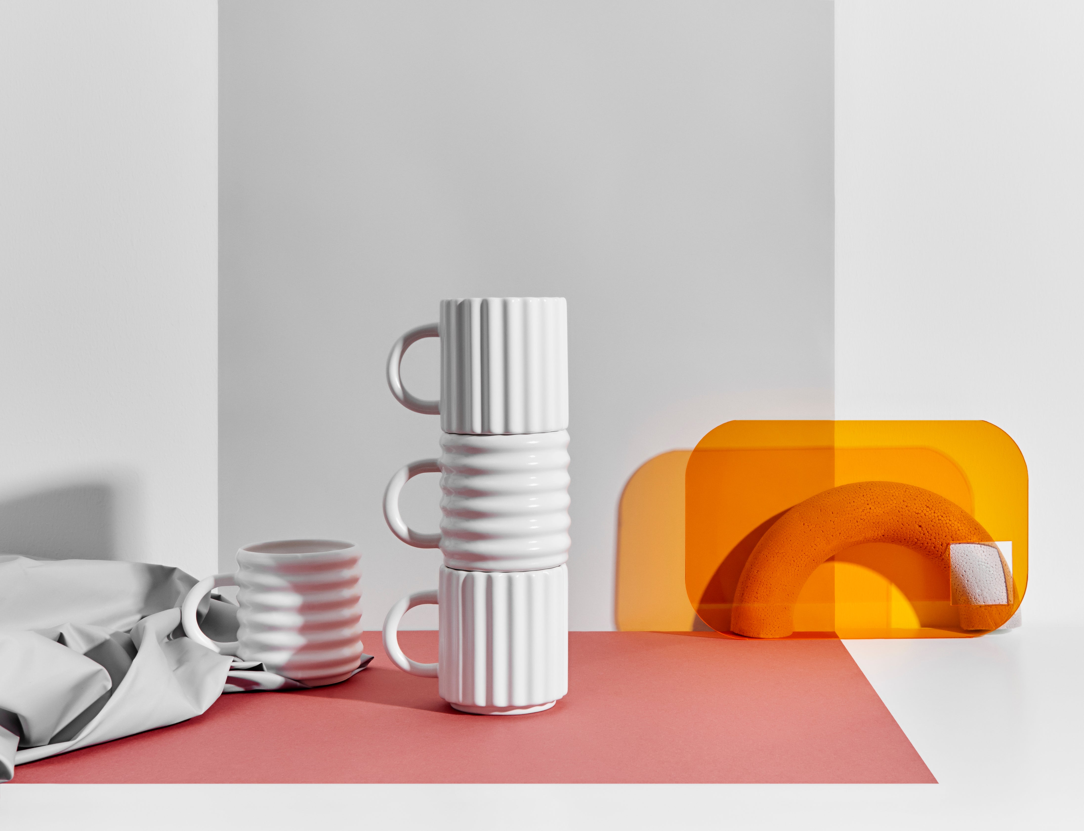 Ripple Mugs Set of 2 - Form&Seek