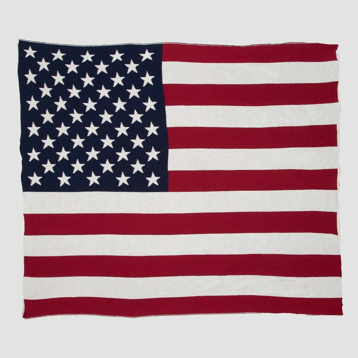 in2green Eco Throw Cotton Sustainable Knit Throw Blanket - American Flag 639266512240 BL01AF1