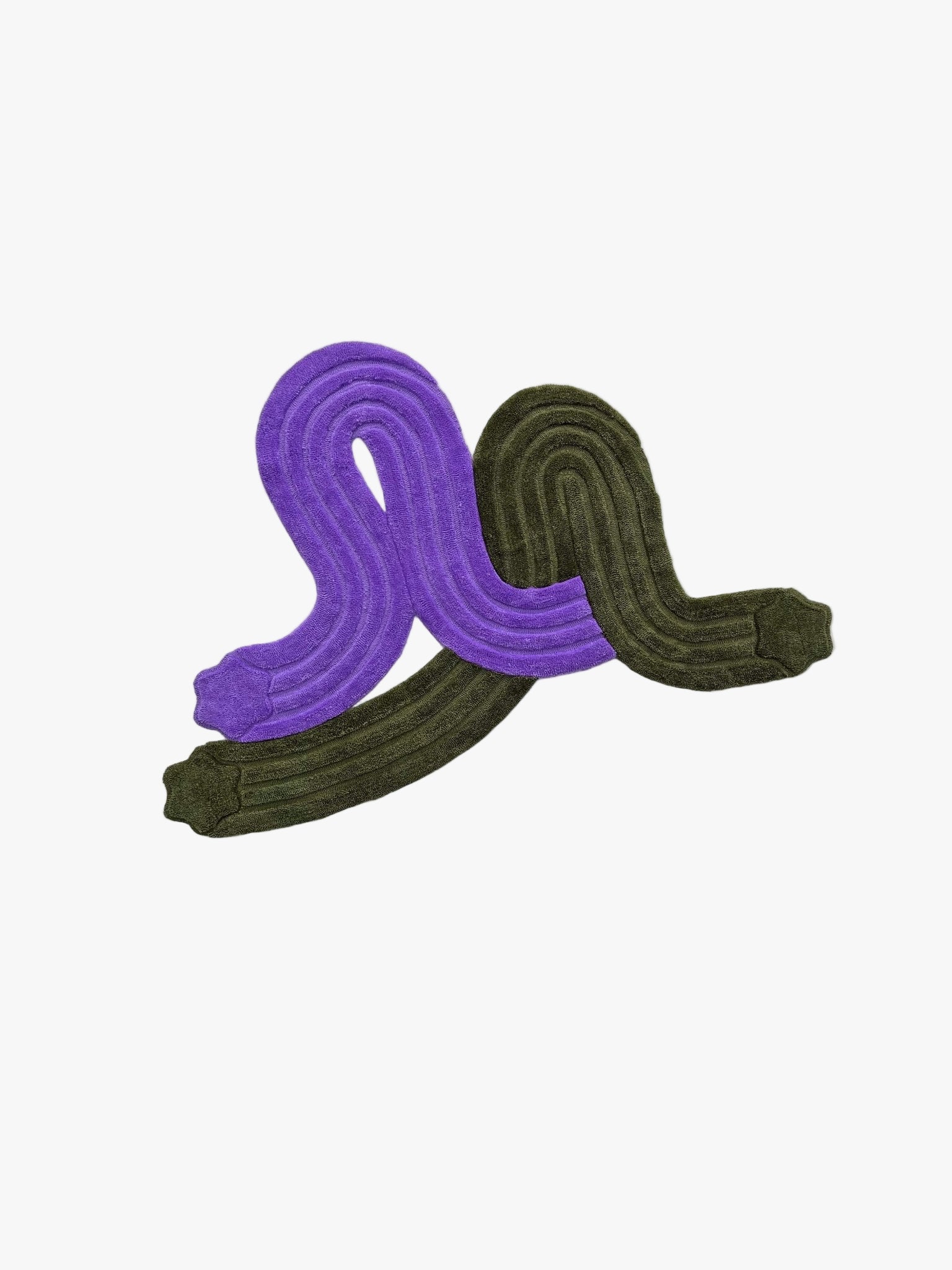 Entwine Rug Green + Purple - Form&Seek